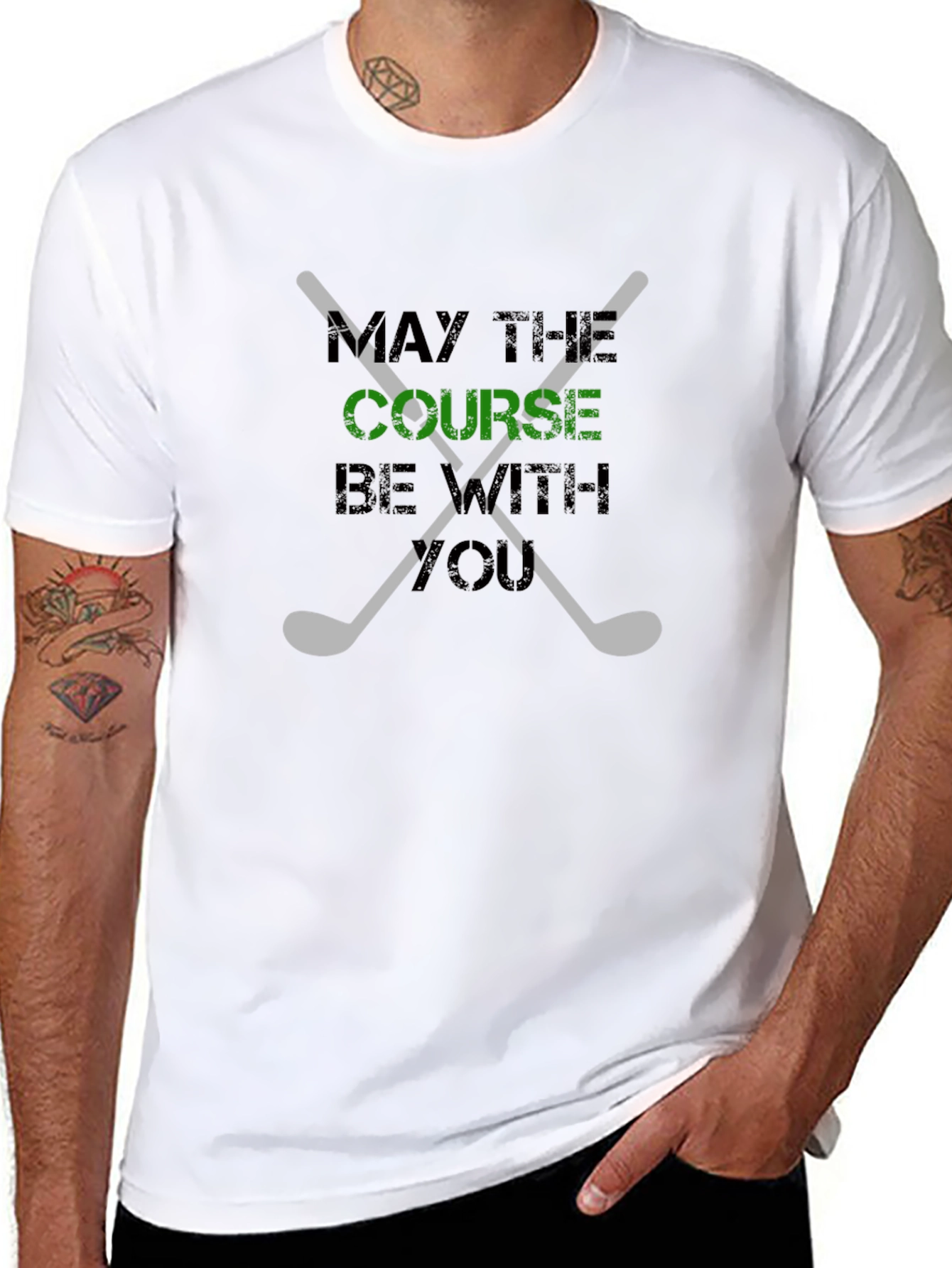 Golf T-Shirt - May the Course Be With You
