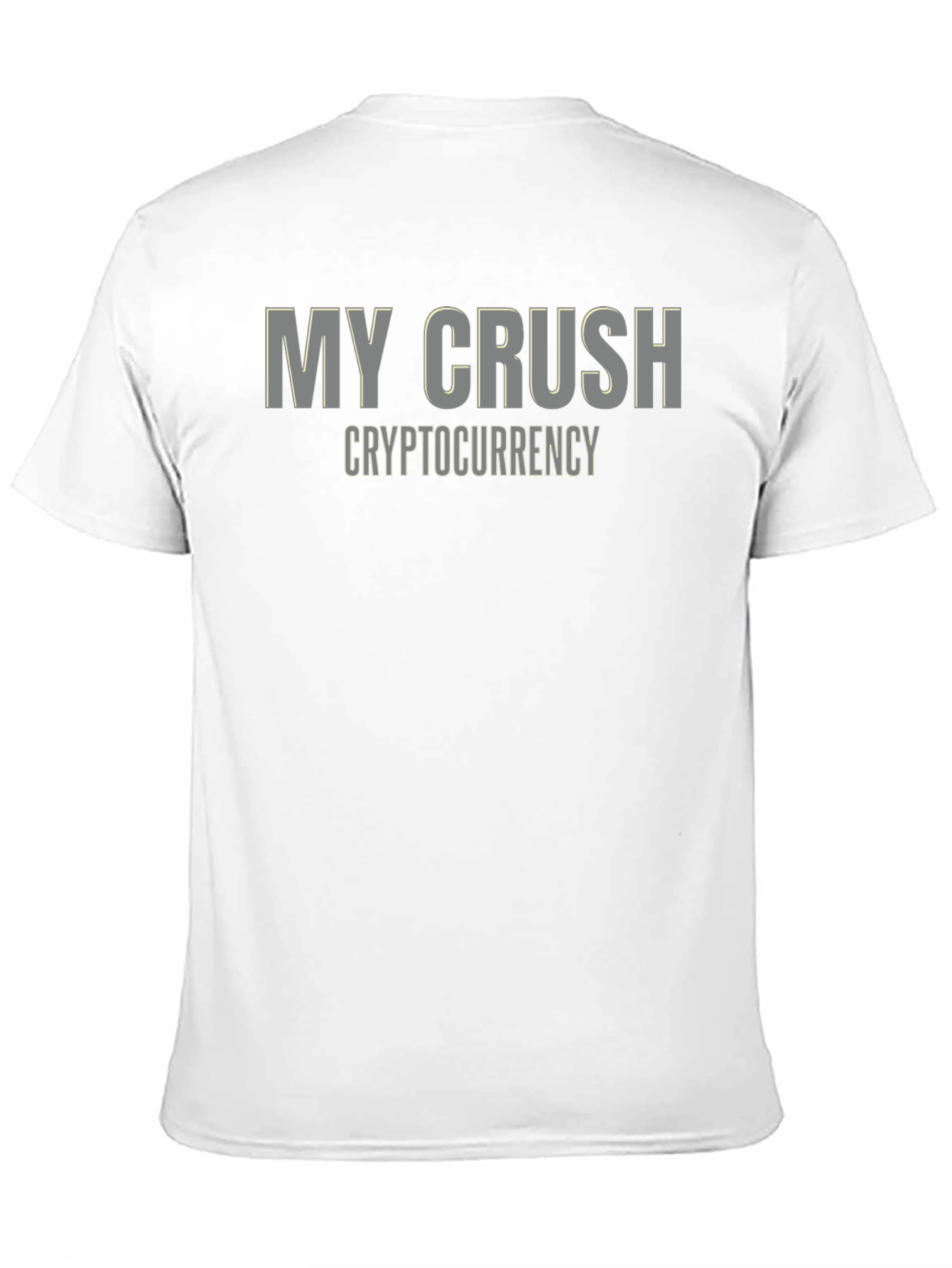 My Crush is Cryptocurrency - Black Graphic Tee