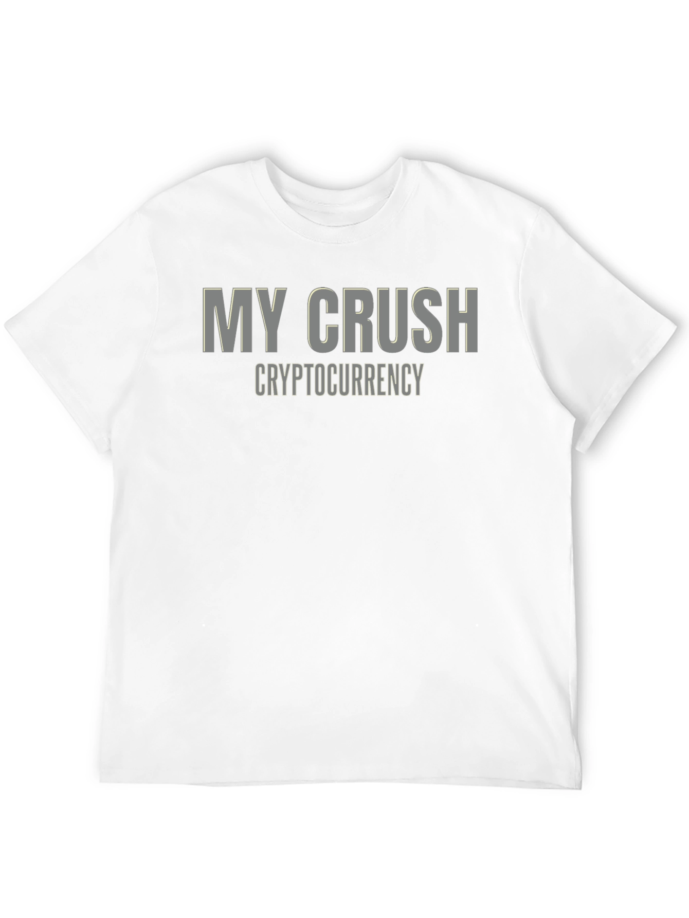 My Crush is Cryptocurrency - Black Graphic Tee