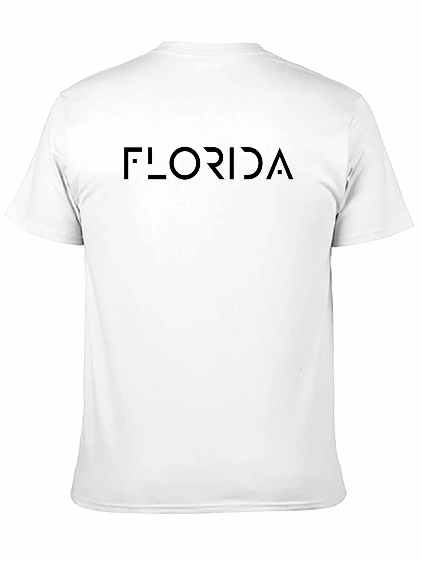 Mens Black Florida Graphic Tee - Casual Style