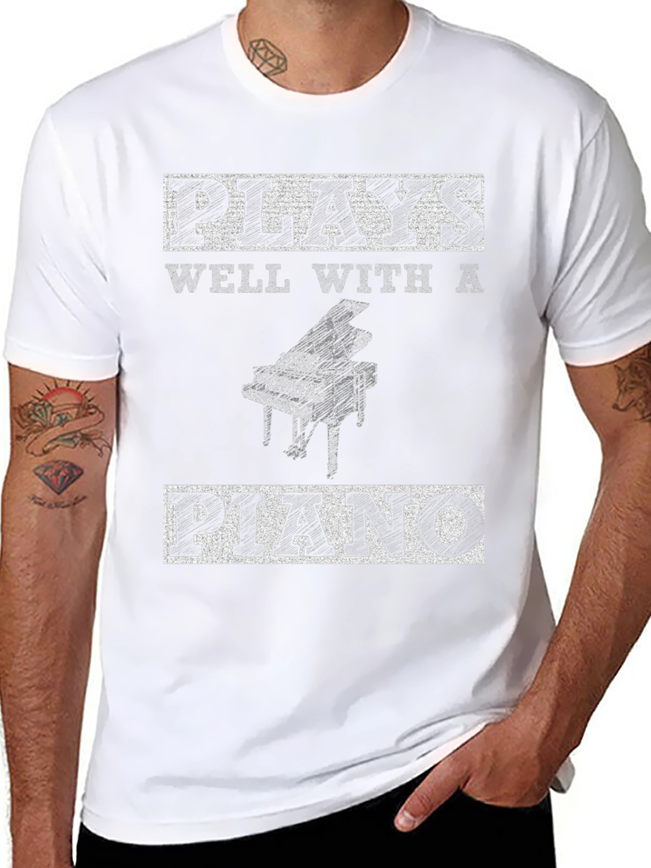 Plays Well With A Piano T-Shirt