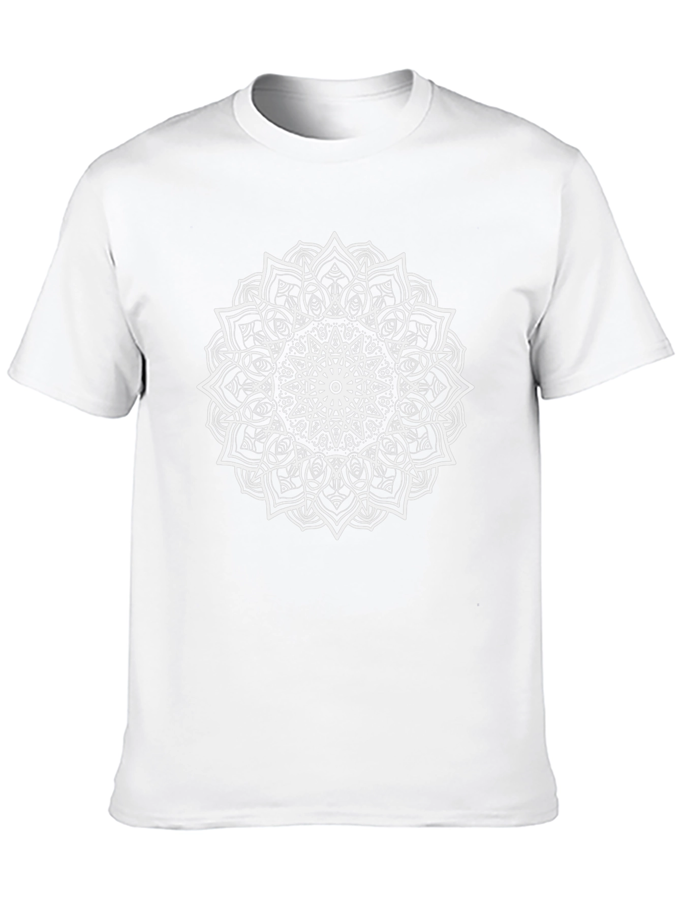 Mandala Design Black T-Shirt