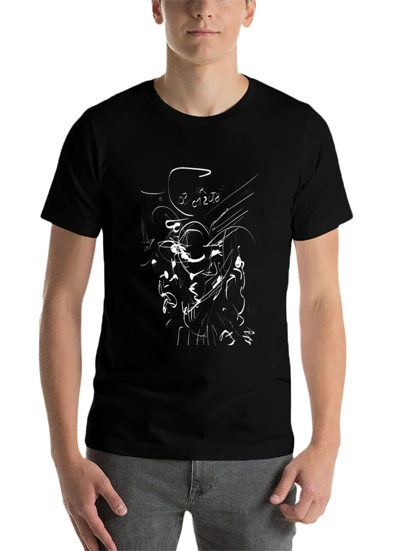 Sketch Unisex Casual T-Shirt – Clean Design For Daily Comfort