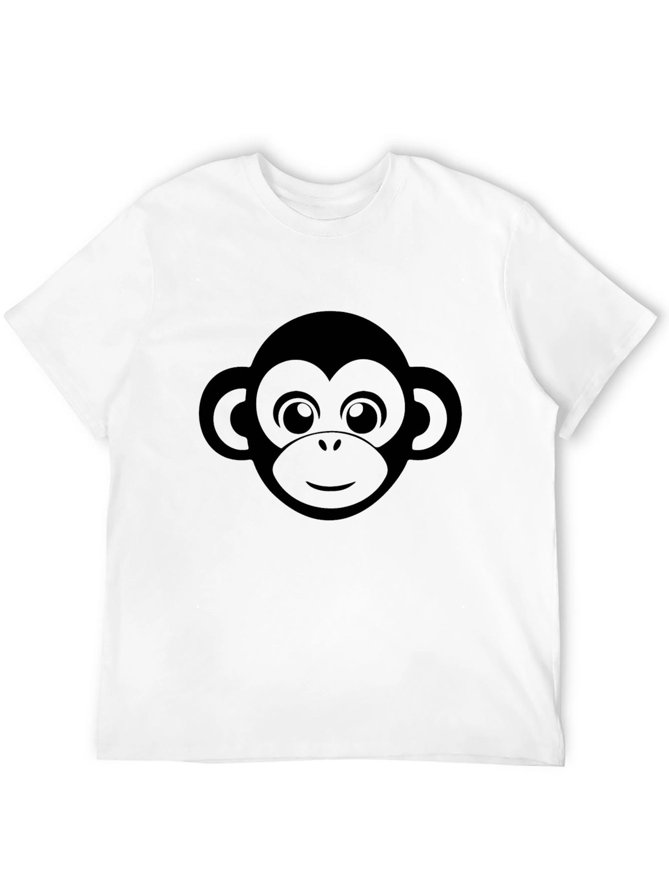 Monkey Face Graphic Tee - Black T-Shirt