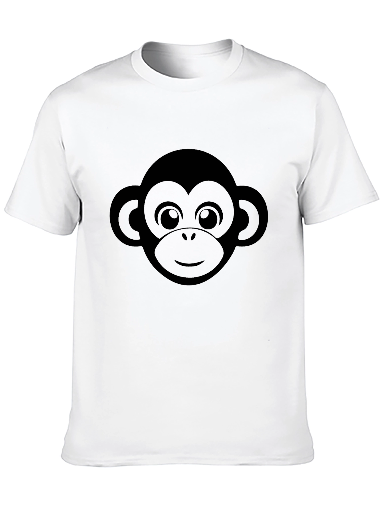 Monkey Face Graphic Tee - Black T-Shirt