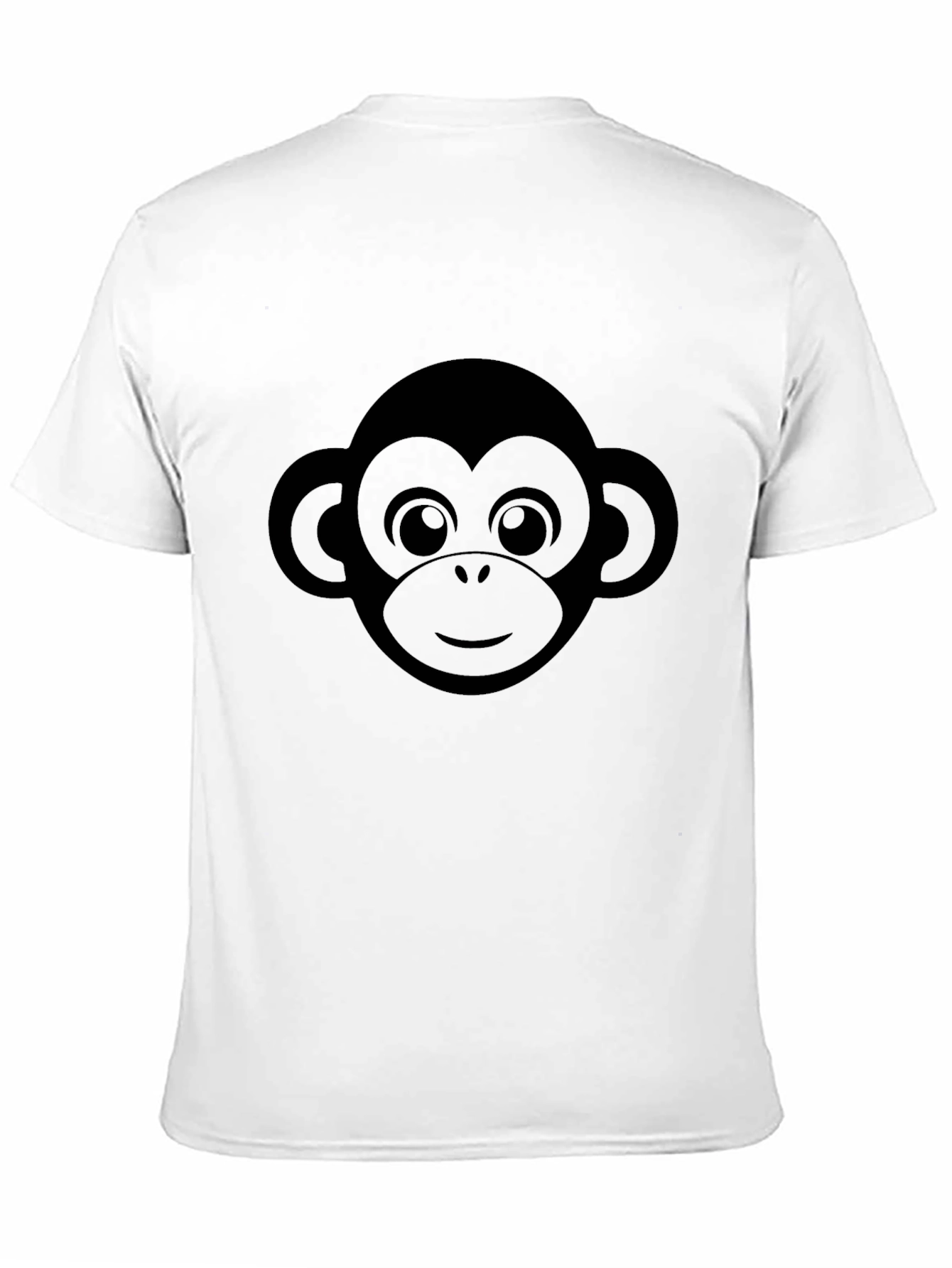 Monkey Face Graphic Tee - Black T-Shirt