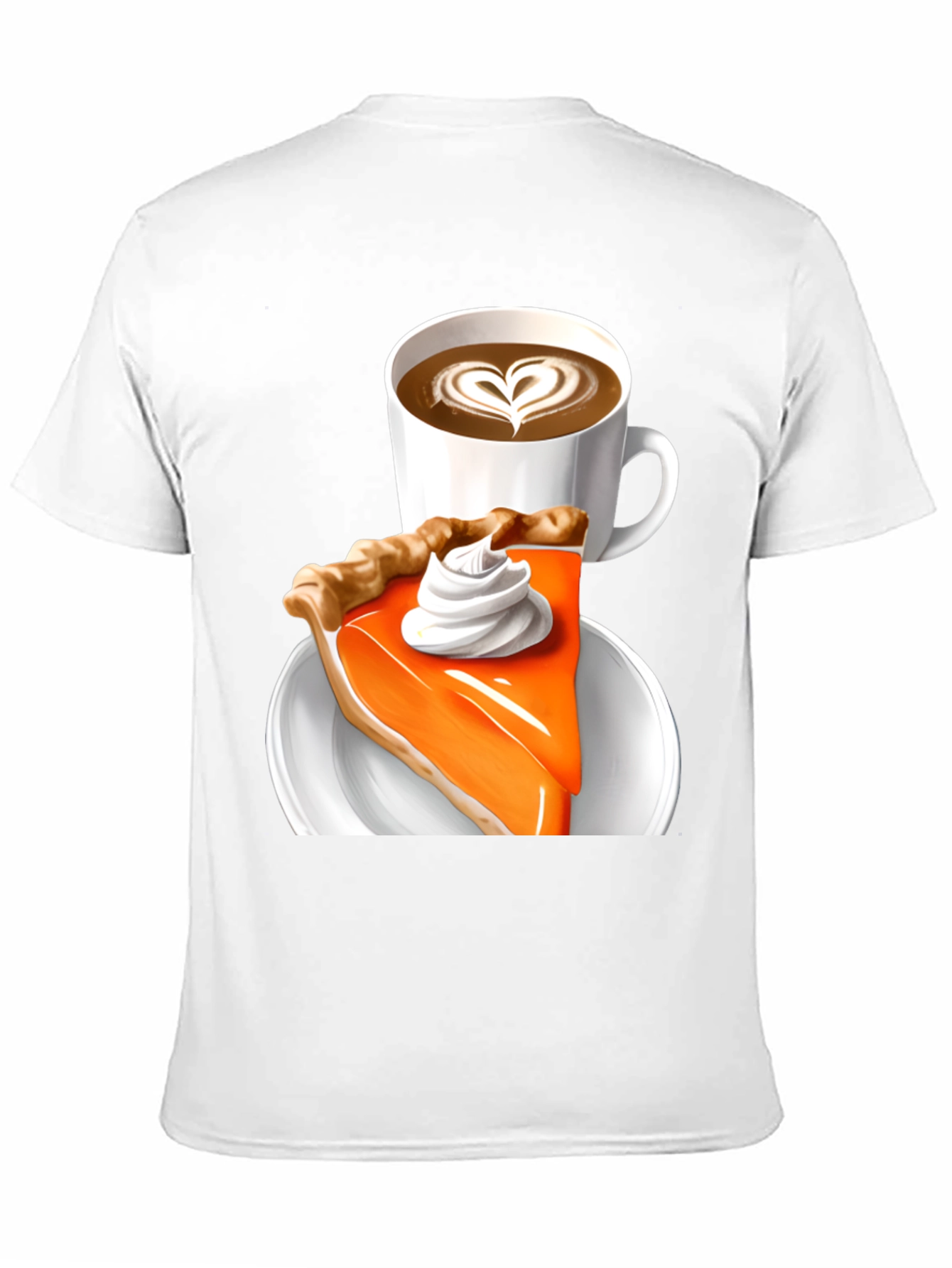 Pumpkin Pie & Coffee T-Shirt - Fall Comfort