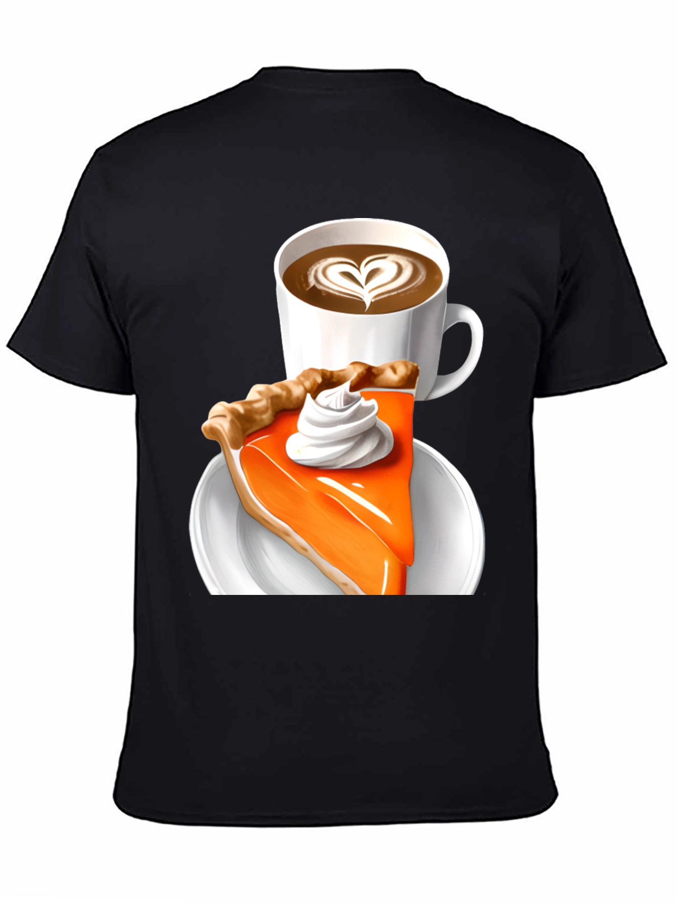 Pumpkin Pie & Coffee T-Shirt - Fall Comfort