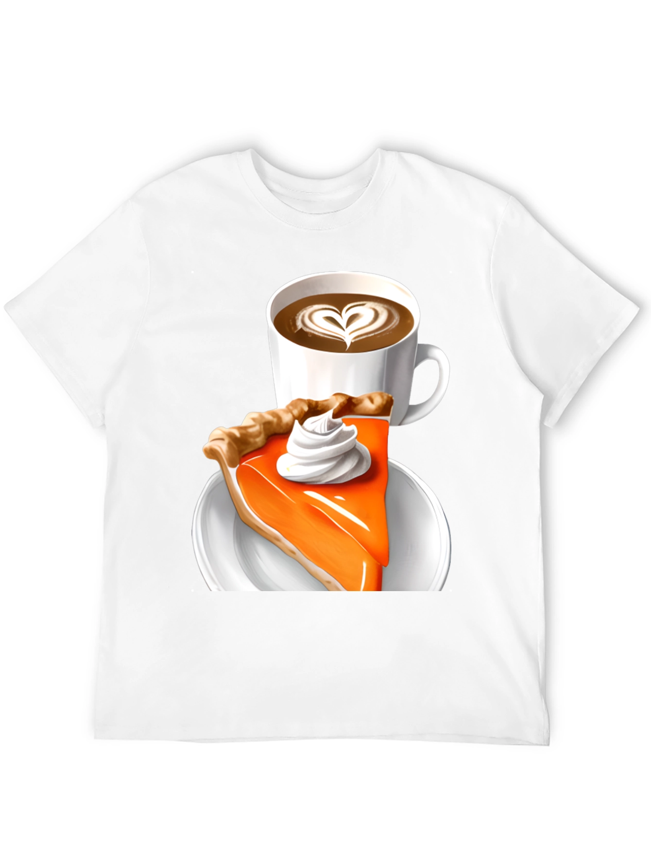 Pumpkin Pie & Coffee T-Shirt - Fall Comfort