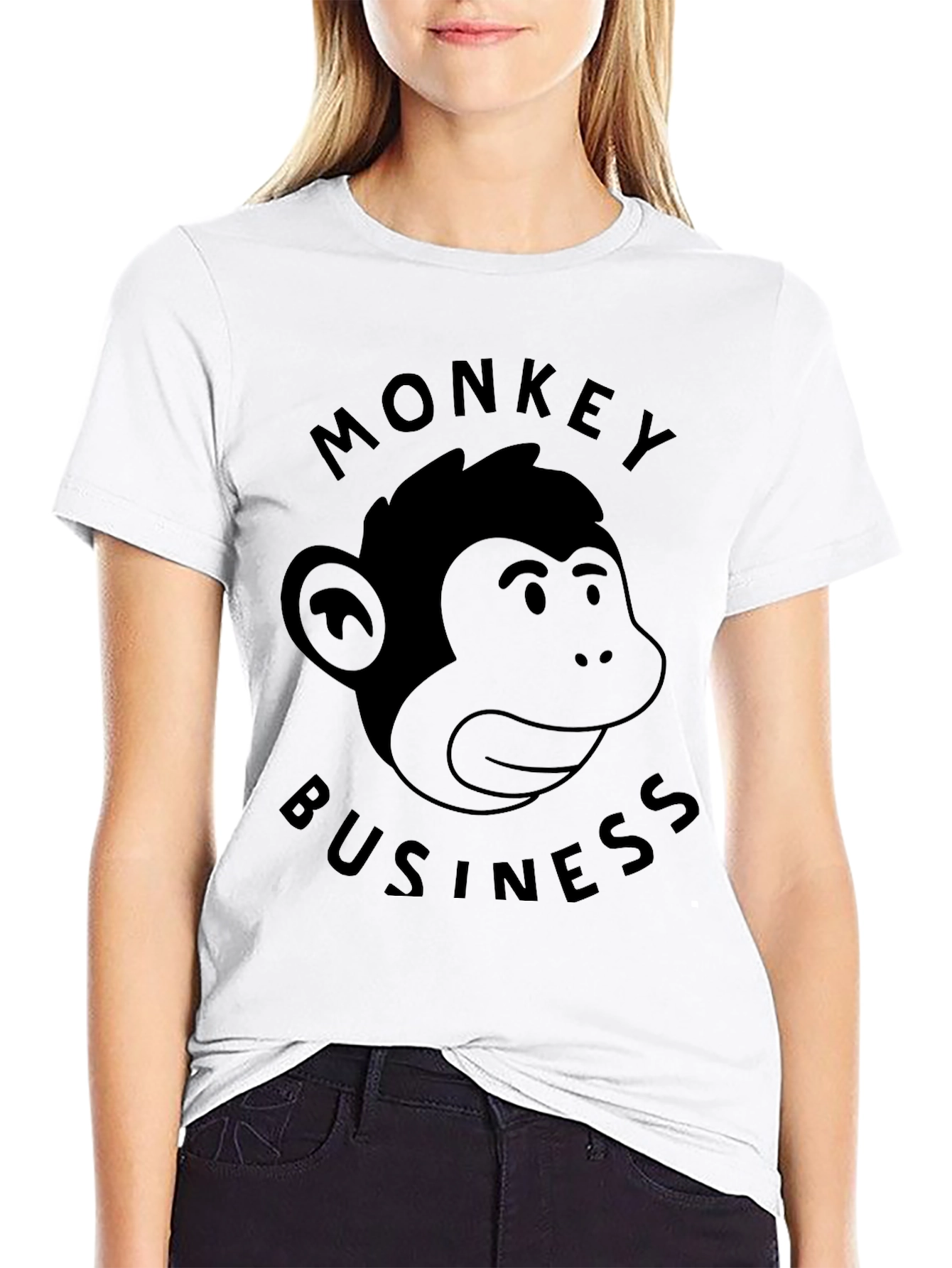 Monkey Business Graphic T-Shirt