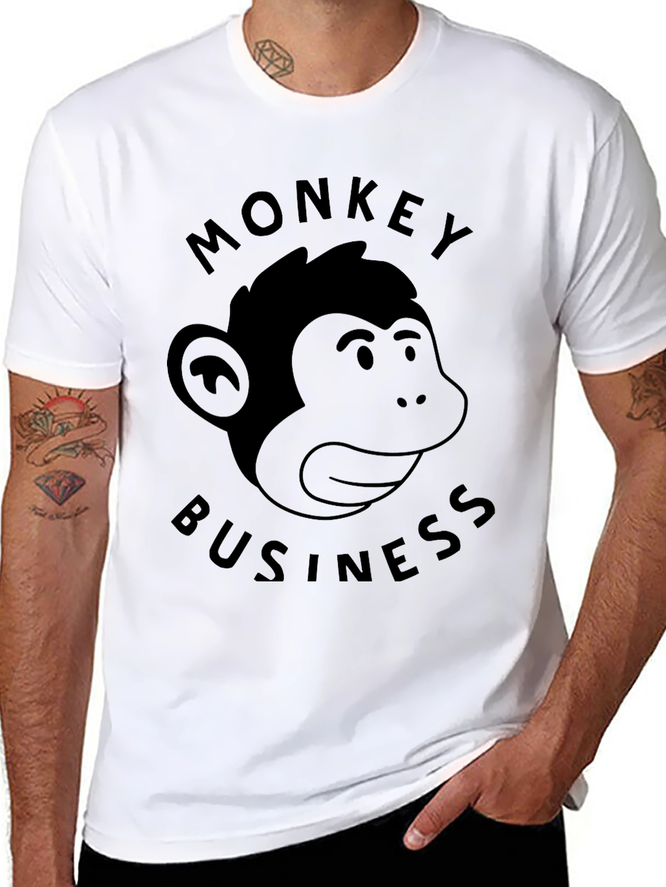 Monkey Business Graphic T-Shirt