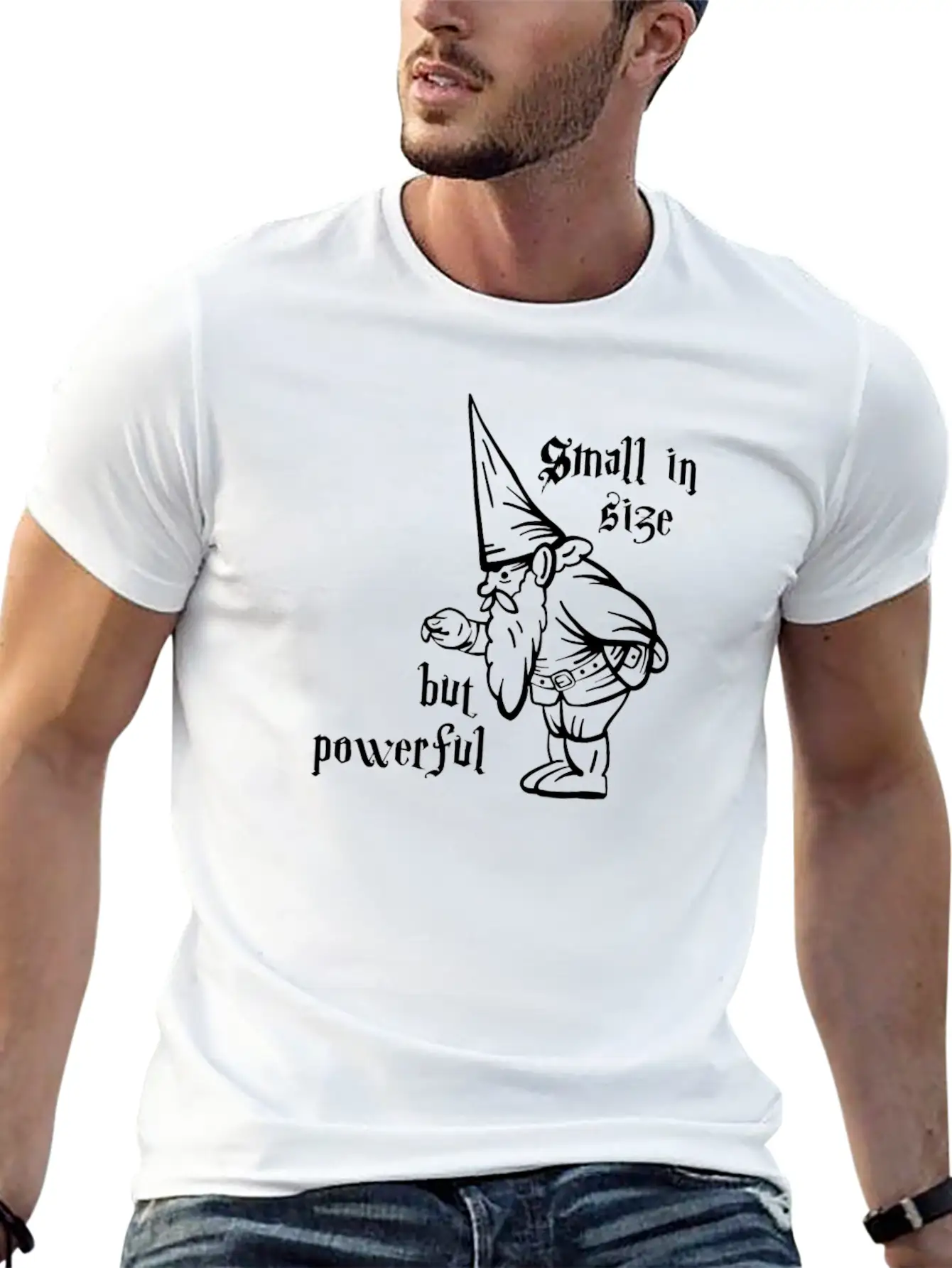 Small But Strong Unisex Casual T-Shirt – Clean Design For Daily Comfort