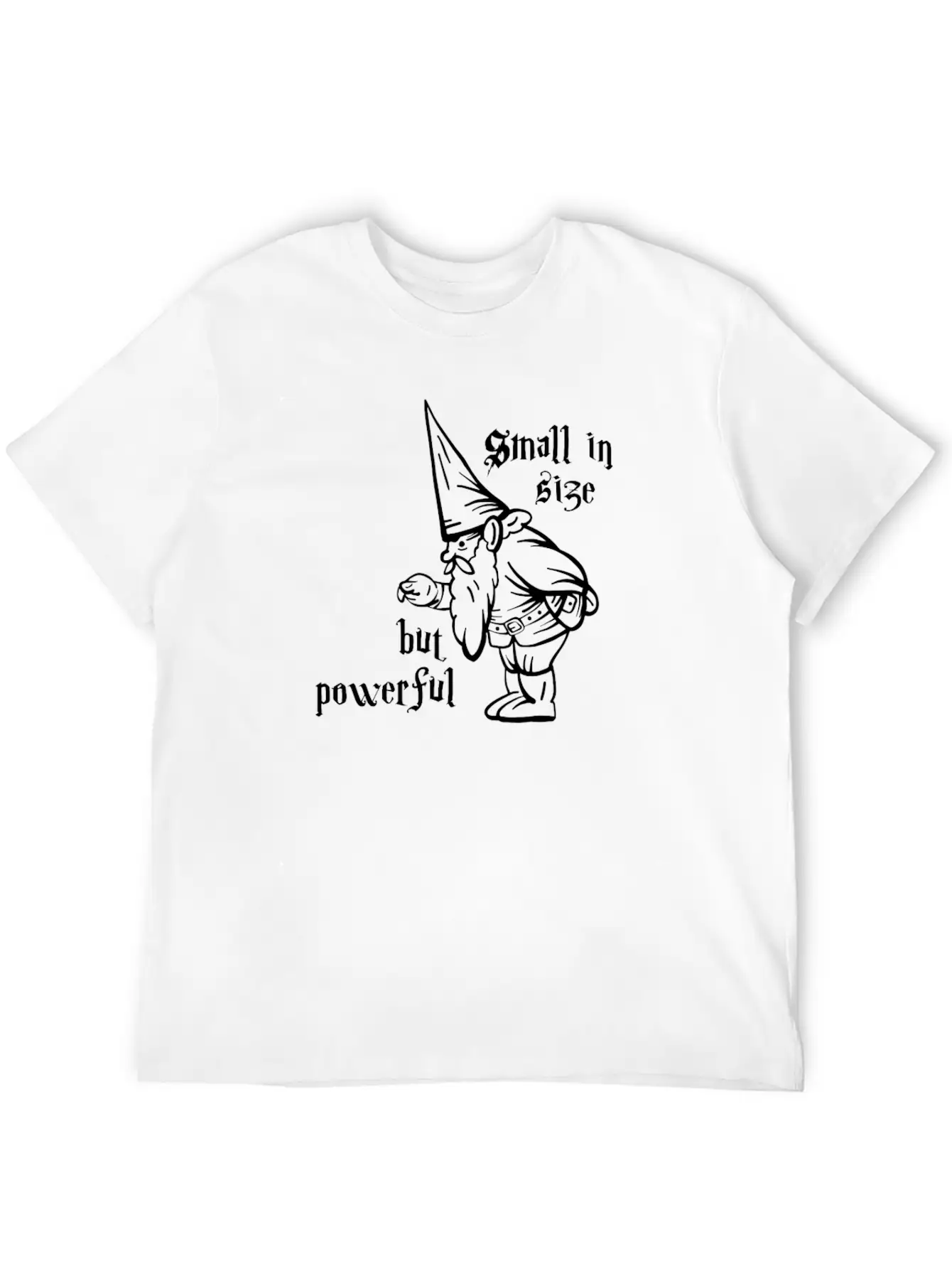 Small But Strong Unisex Casual T-Shirt – Clean Design For Daily Comfort
