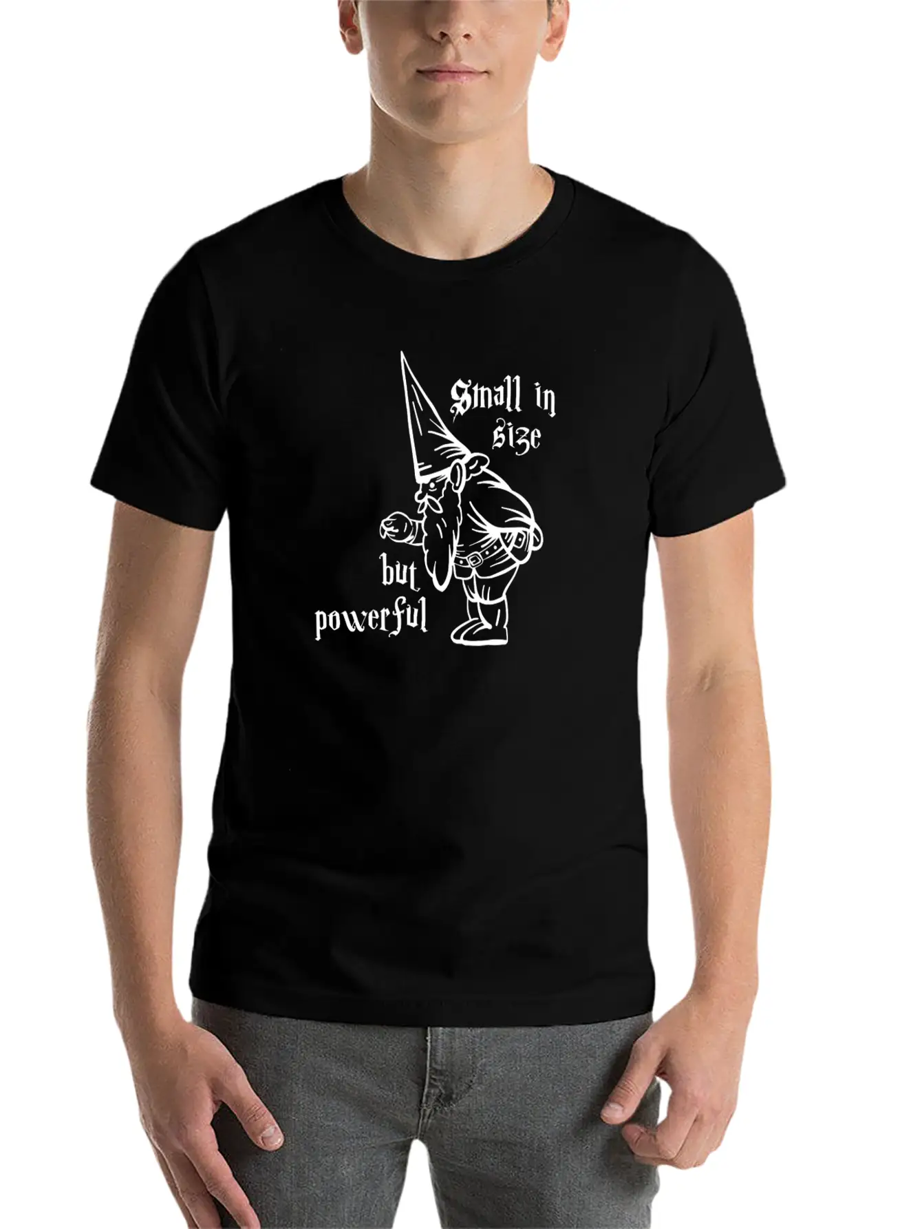 Small But Strong Unisex Casual T-Shirt – Clean Design For Daily Comfort