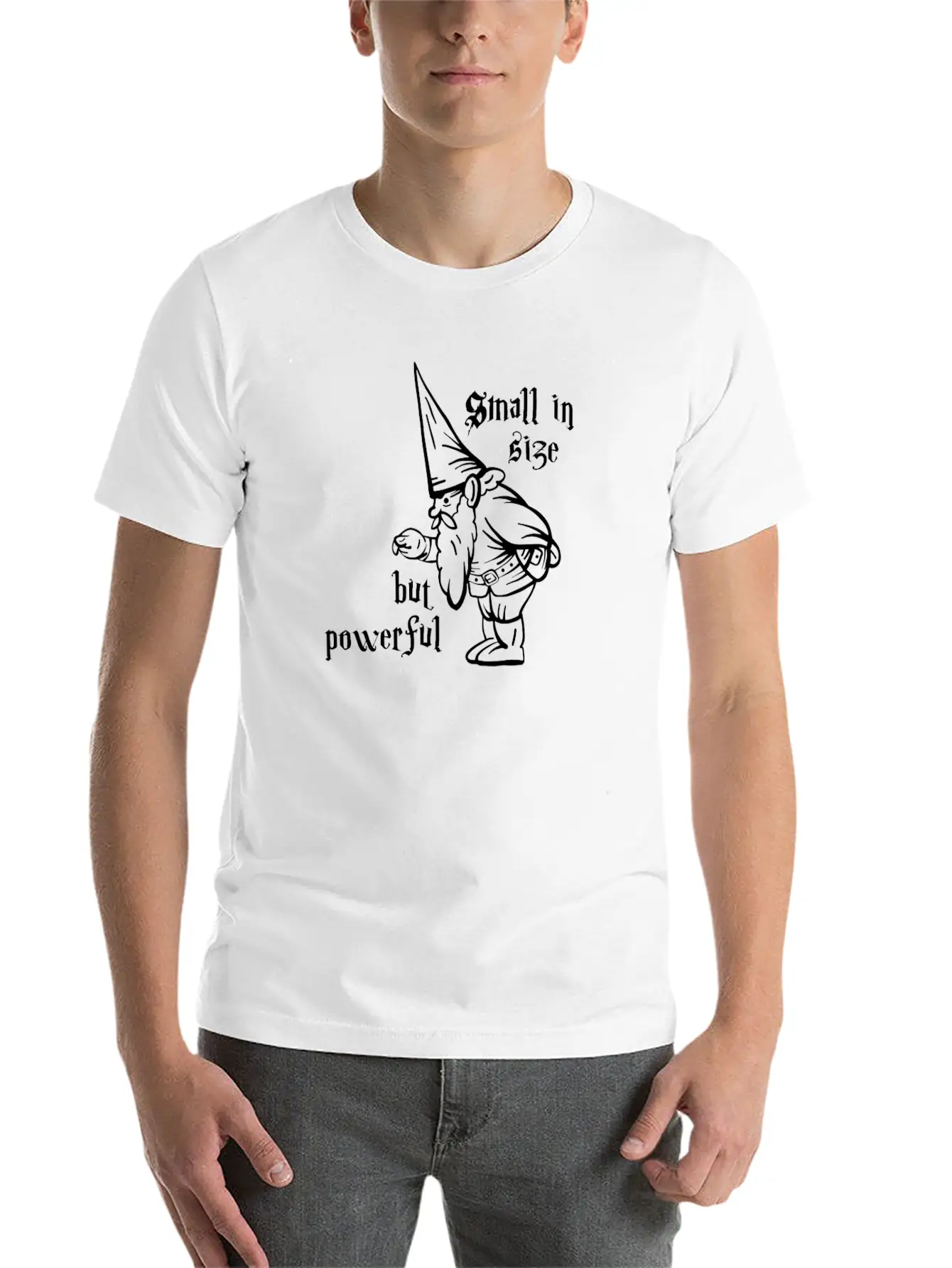 Small But Strong Unisex Casual T-Shirt – Clean Design For Daily Comfort