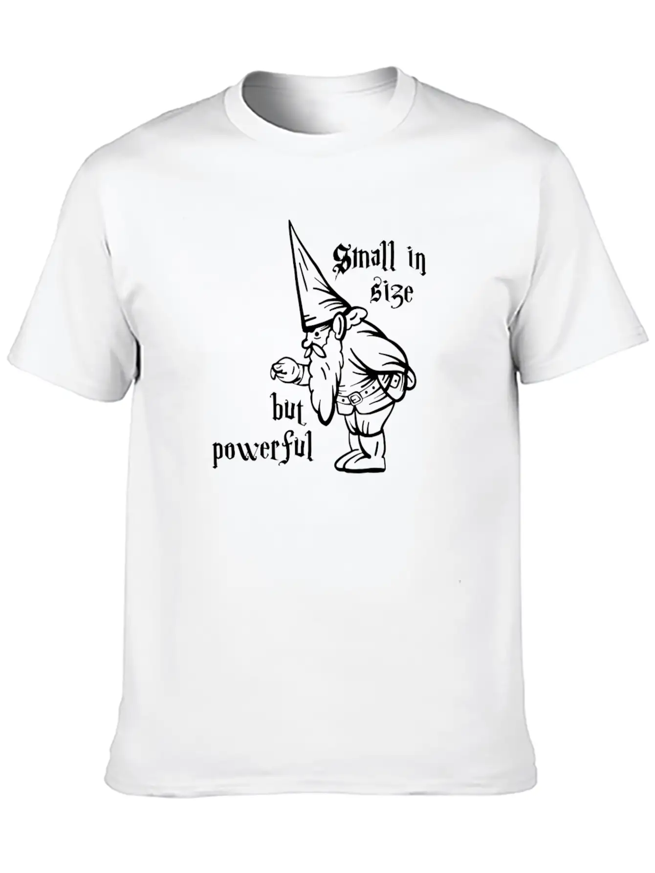 Small But Strong Unisex Casual T-Shirt – Clean Design For Daily Comfort