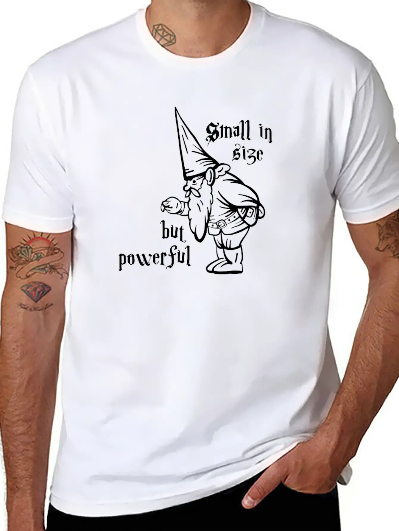 Small But Strong Unisex Casual T-Shirt – Clean Design For Daily Comfort