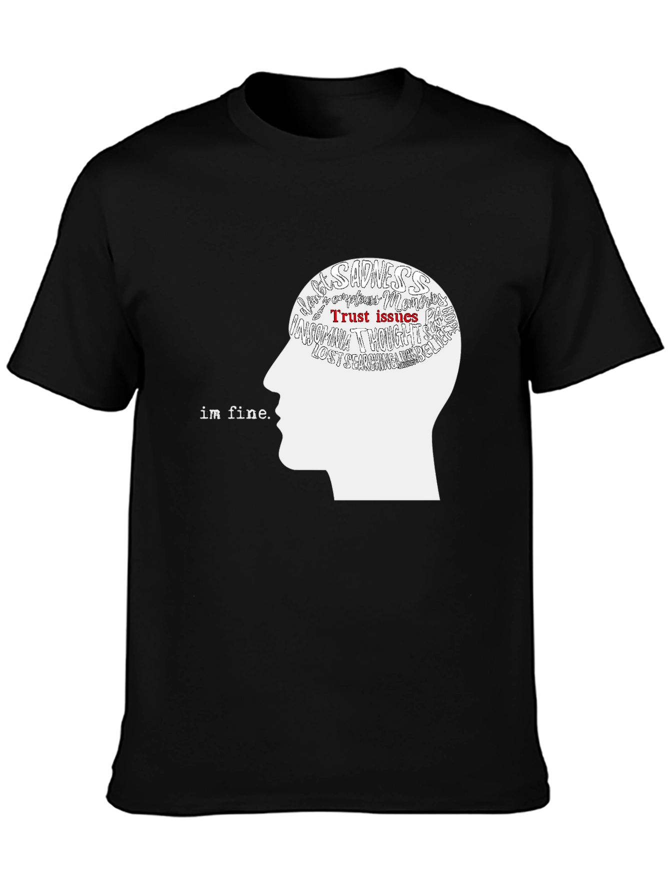 Im Fine Graphic Tee - Mental Health Awareness T-Shirt