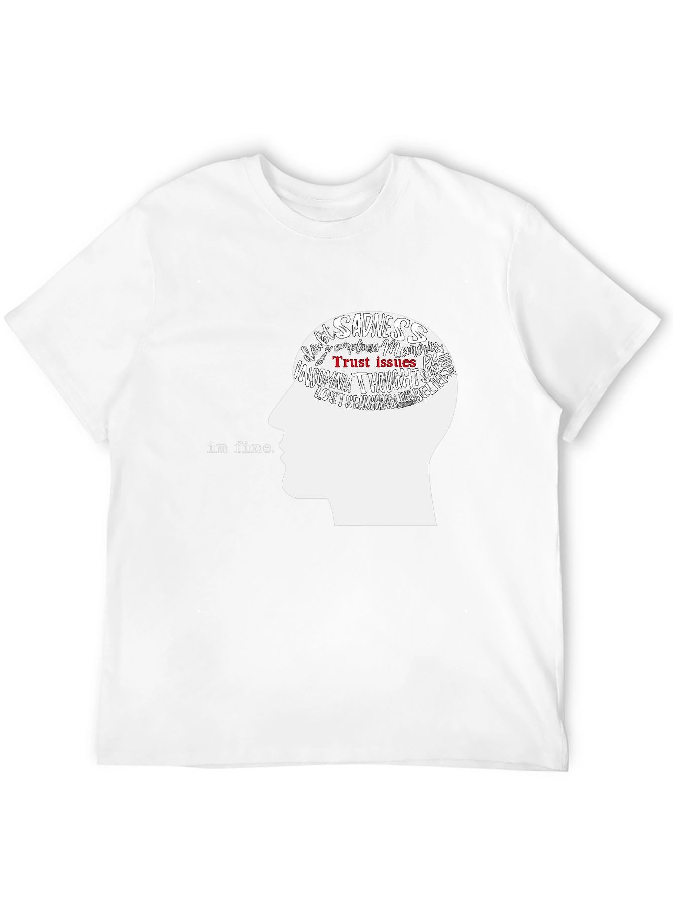 Im Fine Graphic Tee - Mental Health Awareness T-Shirt