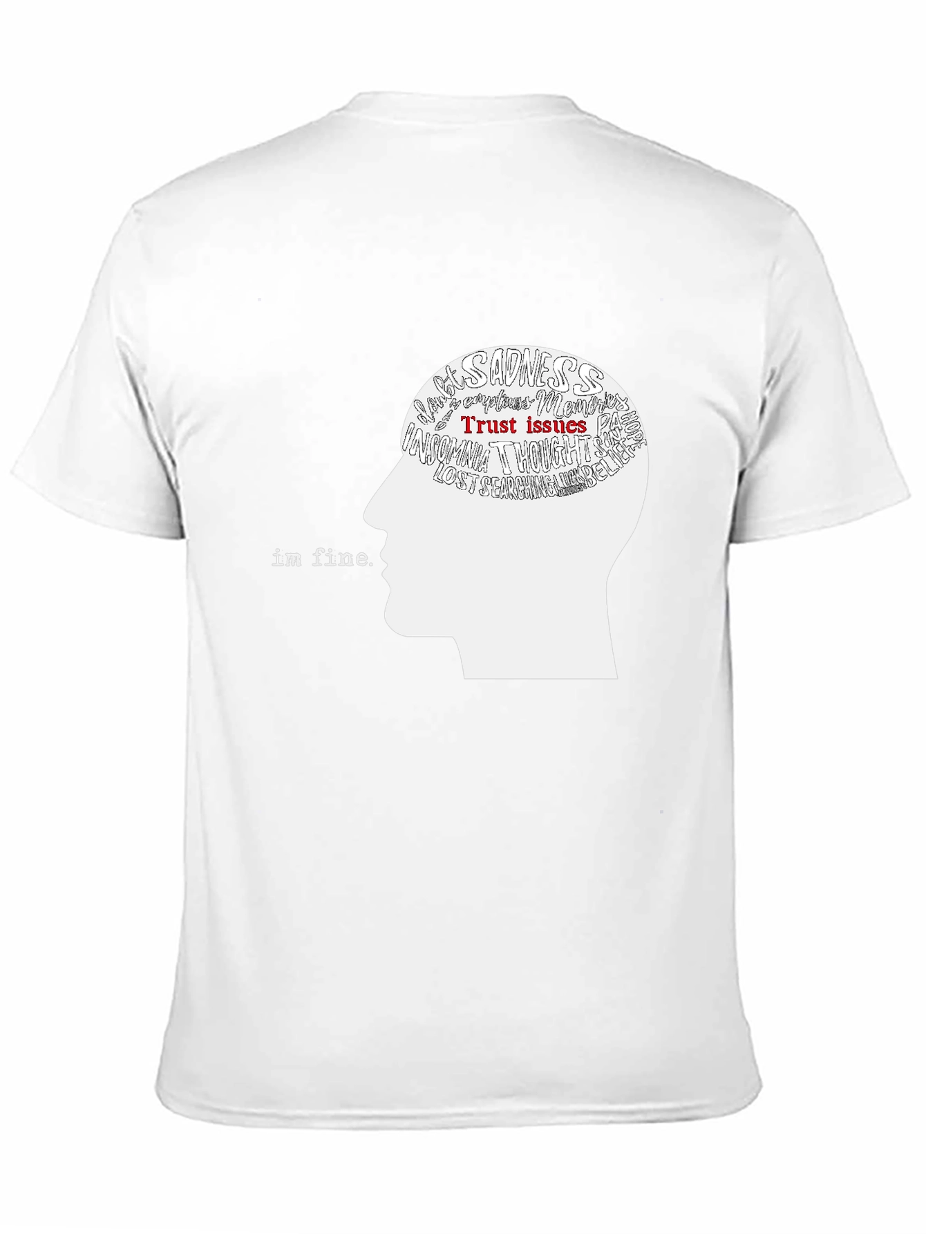Im Fine Graphic Tee - Mental Health Awareness T-Shirt