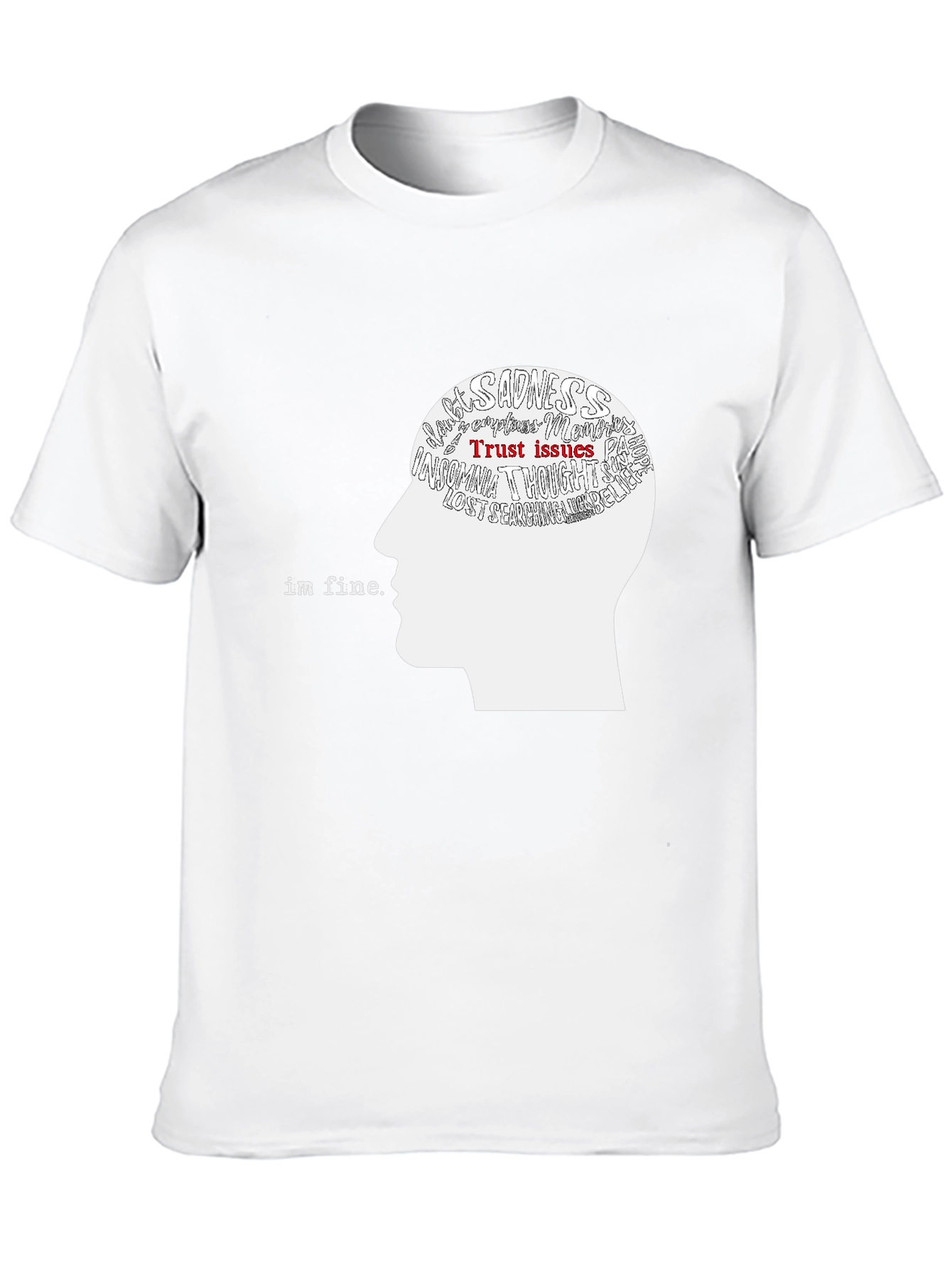 Im Fine Graphic Tee - Mental Health Awareness T-Shirt