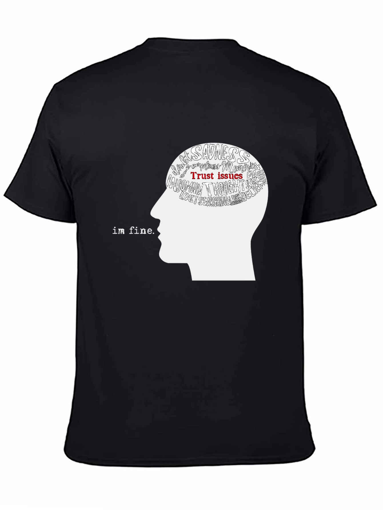 Im Fine Graphic Tee - Mental Health Awareness T-Shirt