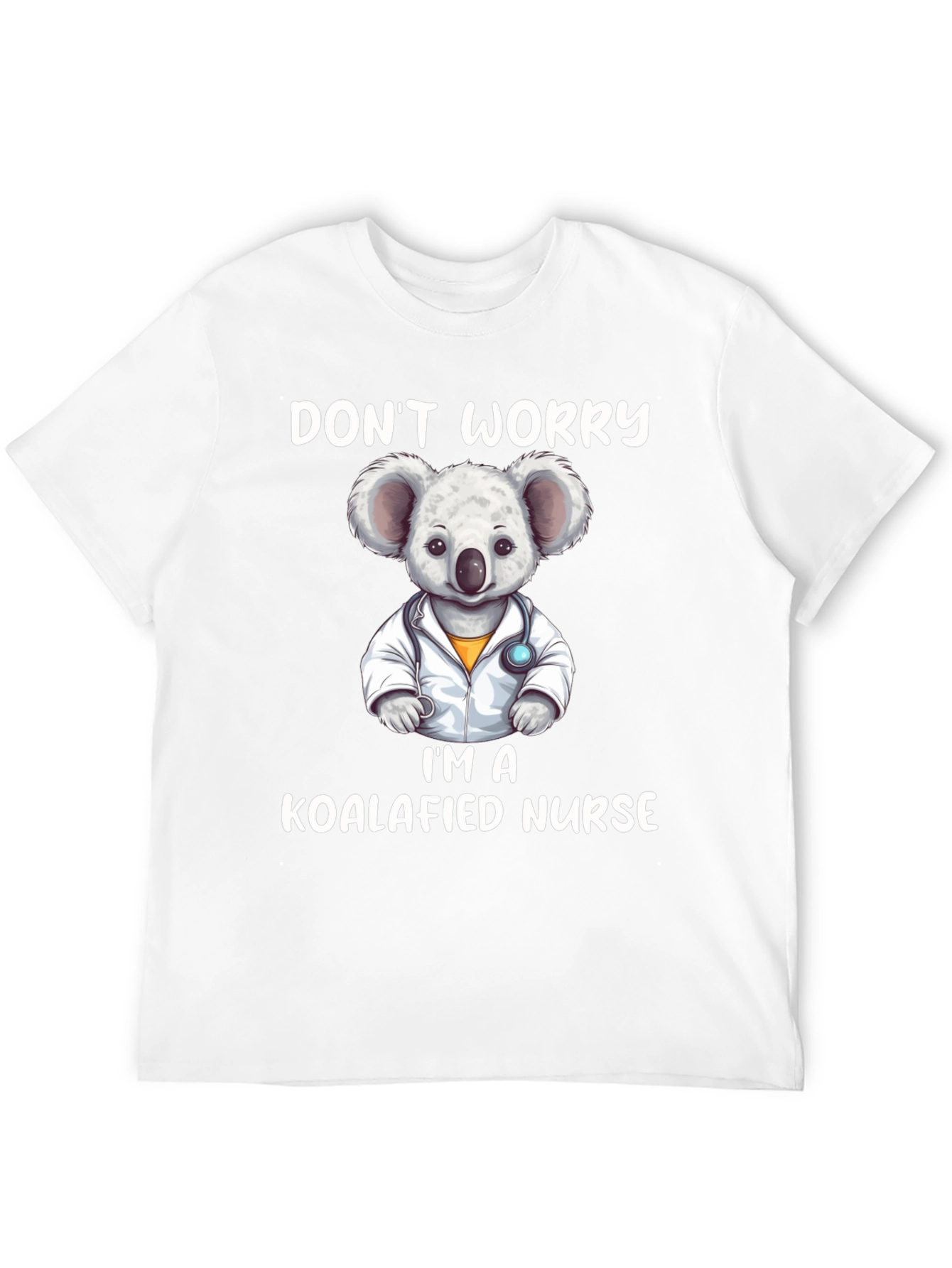 Koalafied Nurse Graphic Tee - Cute Koala Design