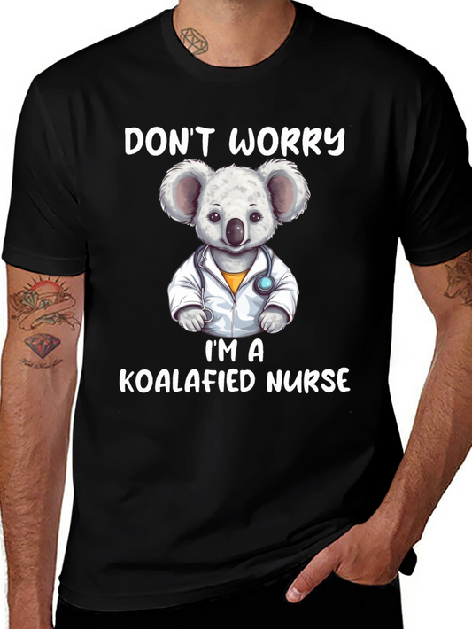 Koalafied Nurse Graphic Tee - Cute Koala Design