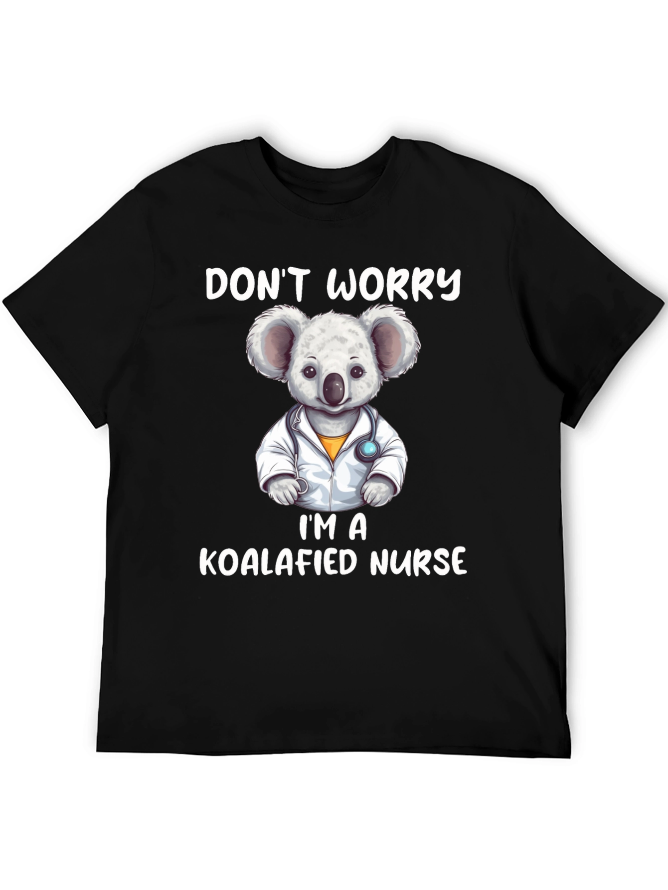 Koalafied Nurse Graphic Tee - Cute Koala Design