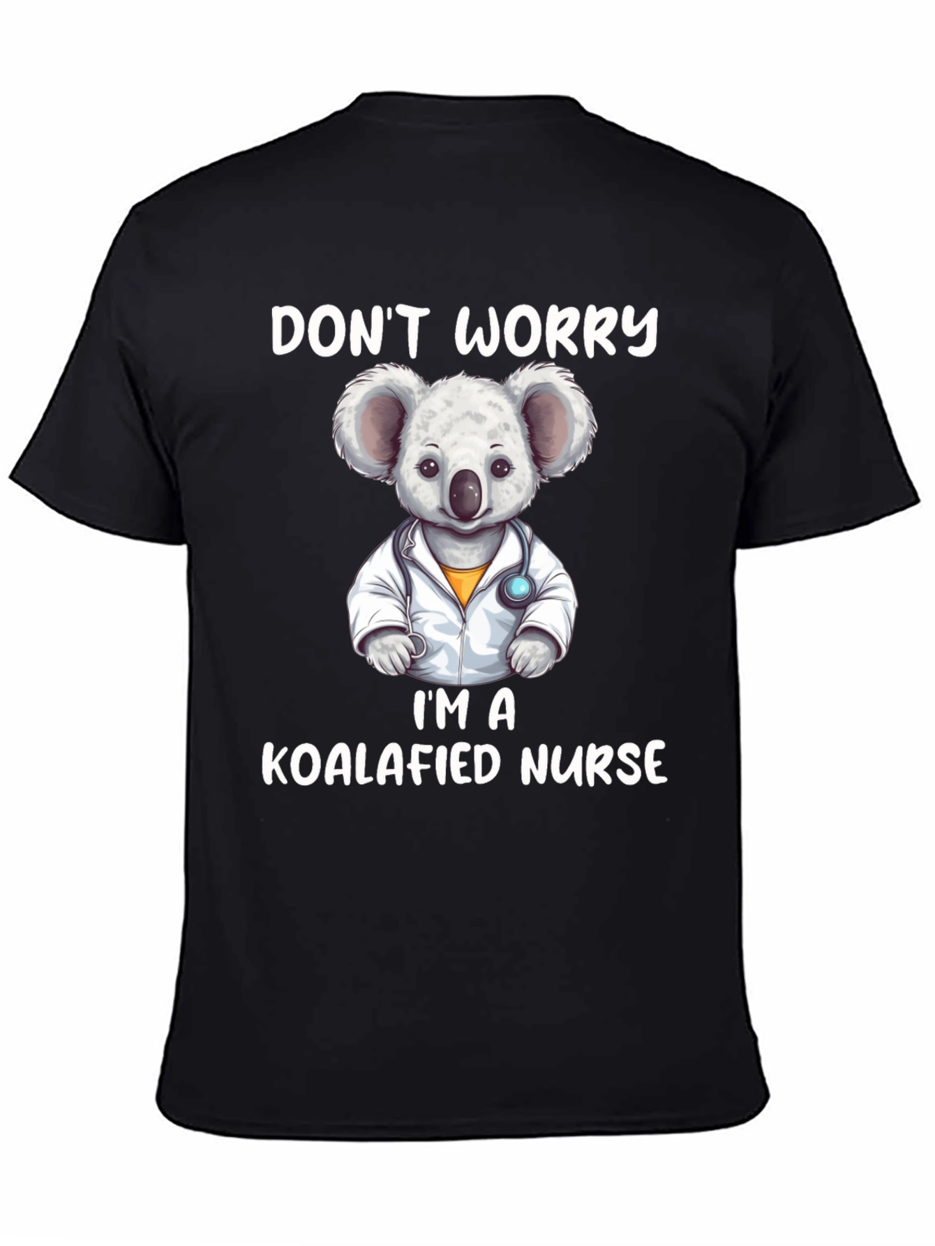 Koalafied Nurse Graphic Tee - Cute Koala Design