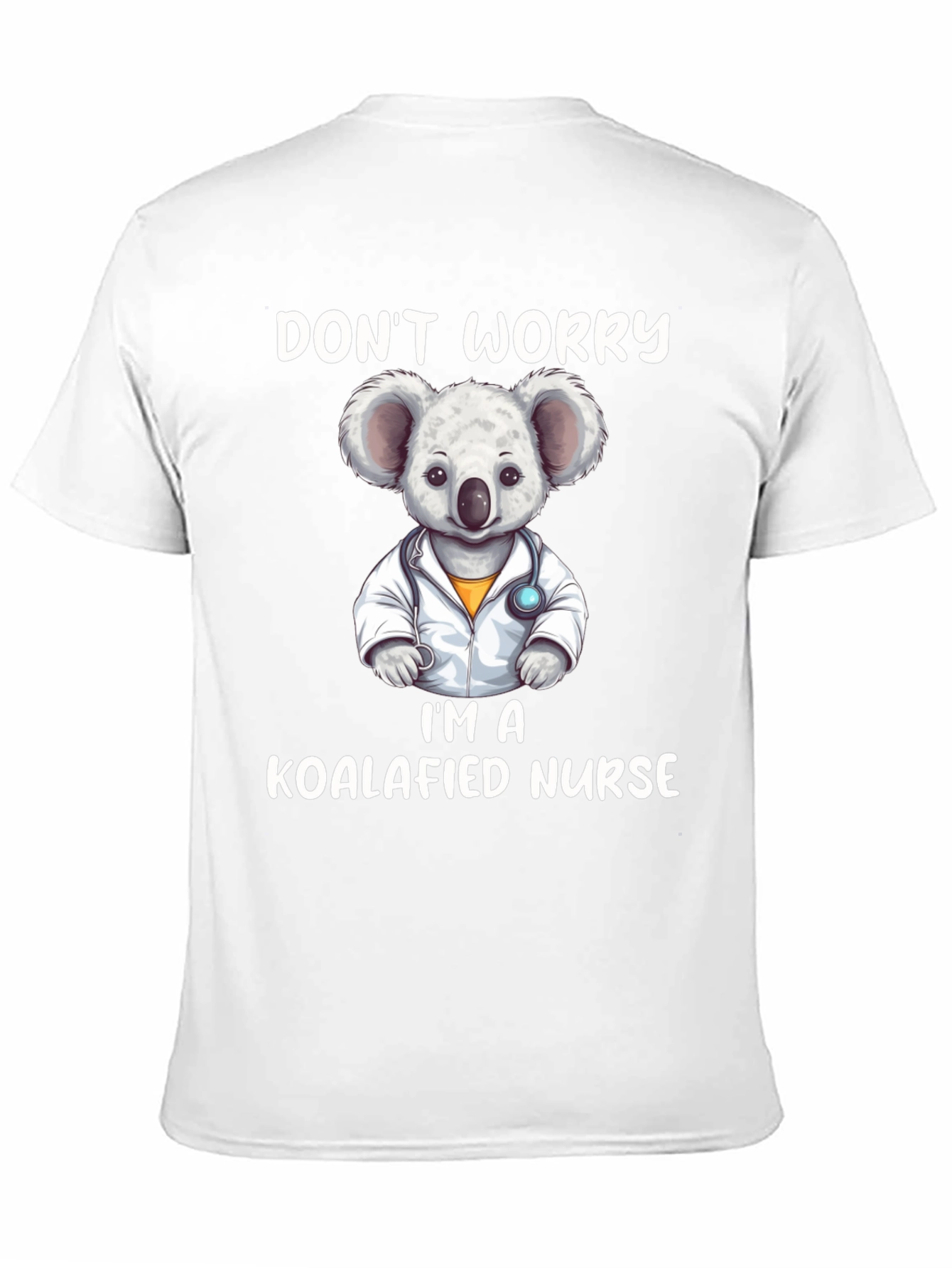 Koalafied Nurse Graphic Tee - Cute Koala Design