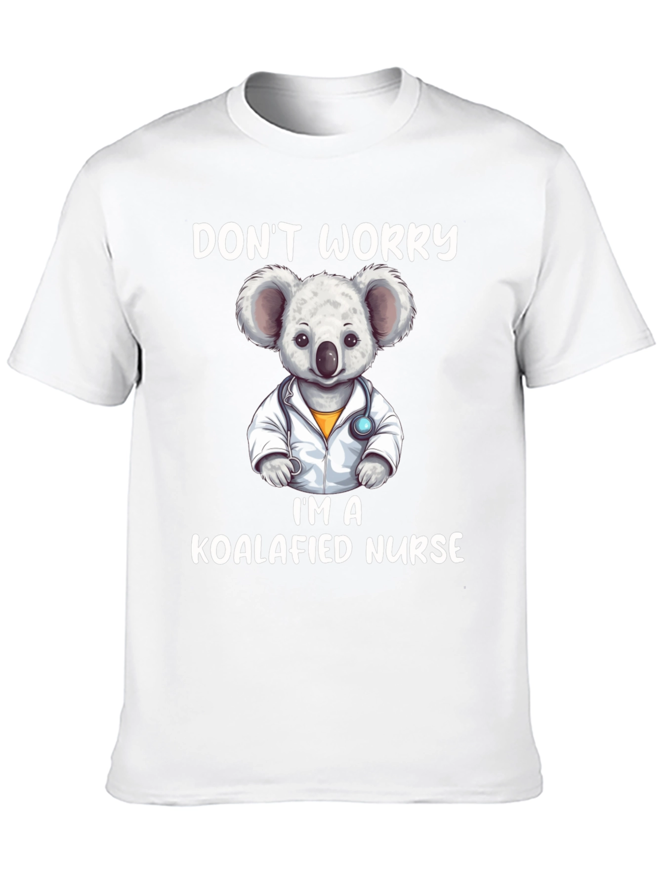 Koalafied Nurse Graphic Tee - Cute Koala Design