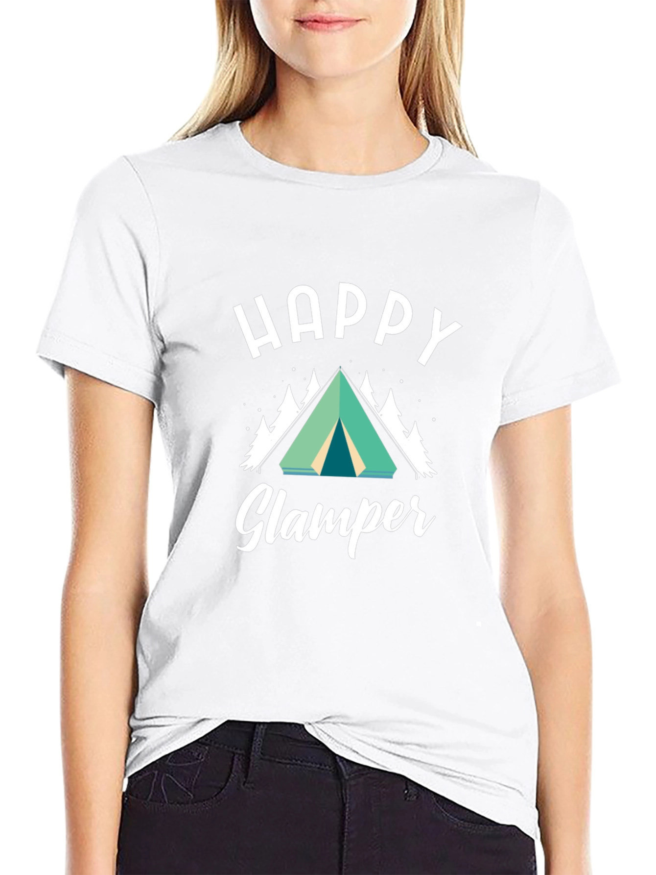 Happy Glamper Graphic Tee - Camping T-Shirt