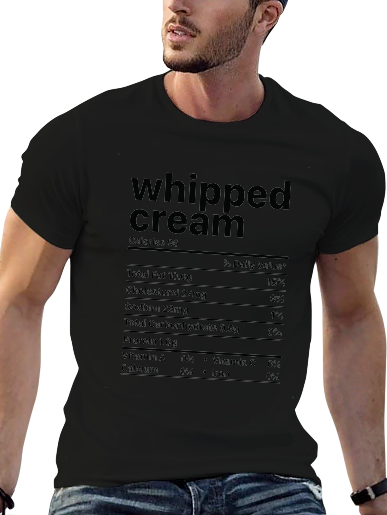 Whipped Cream Nutrition Facts T-Shirt