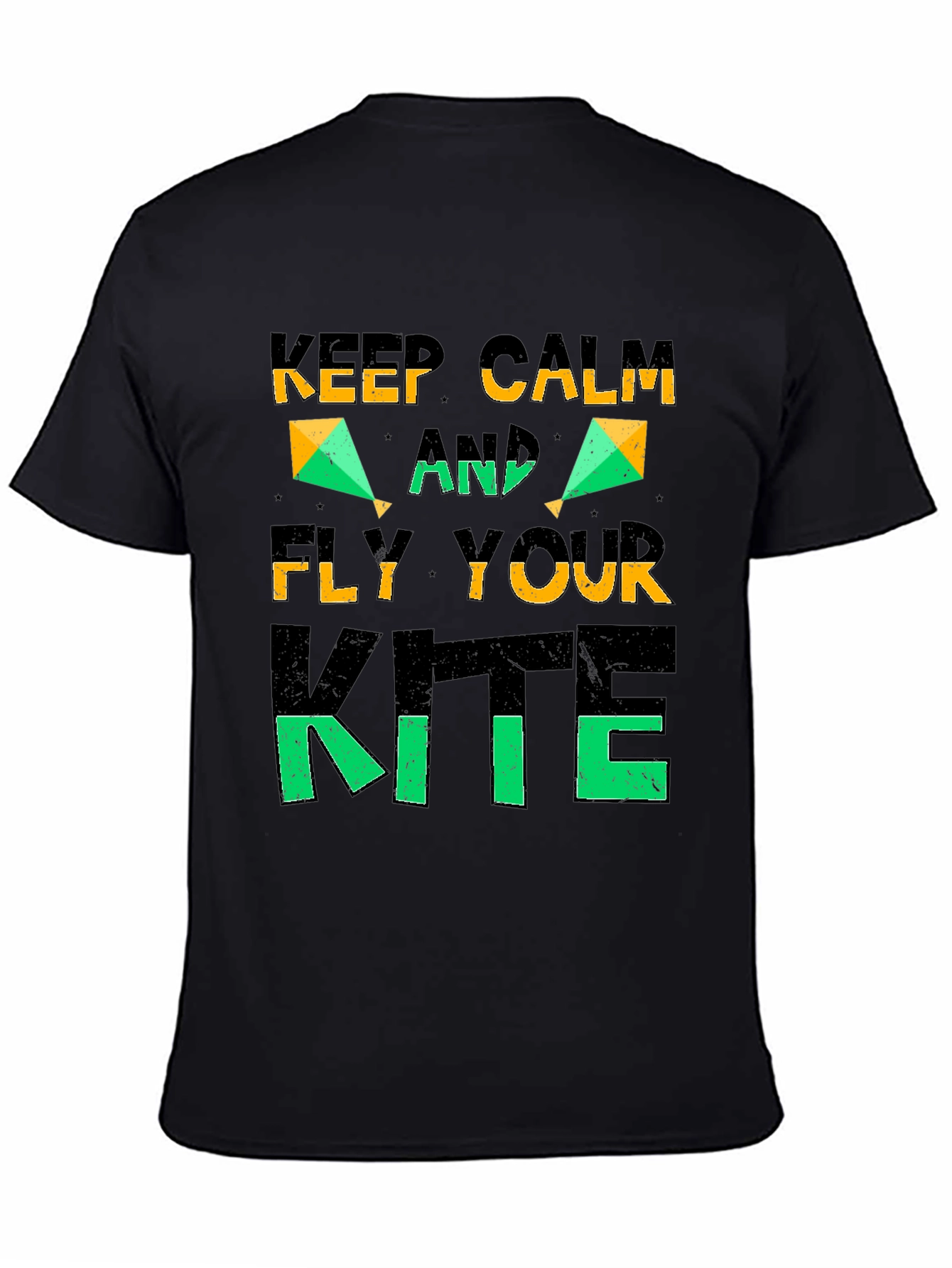 Keep Calm and Fly Your Kite Graphic T-Shirt