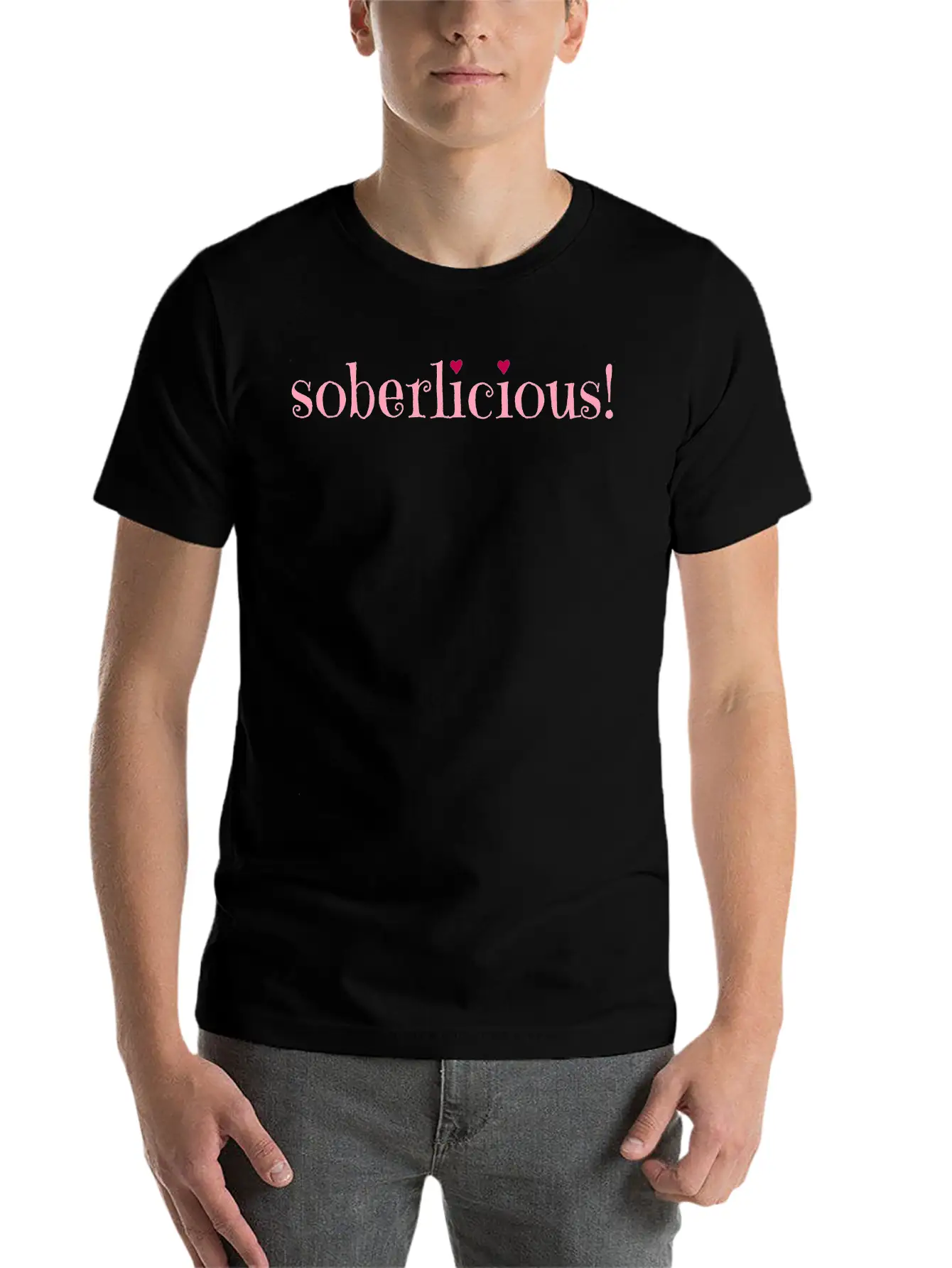 Soberlicious V1 Two-tone Unisex Casual T-Shirt – Clean Design For Daily Comfort