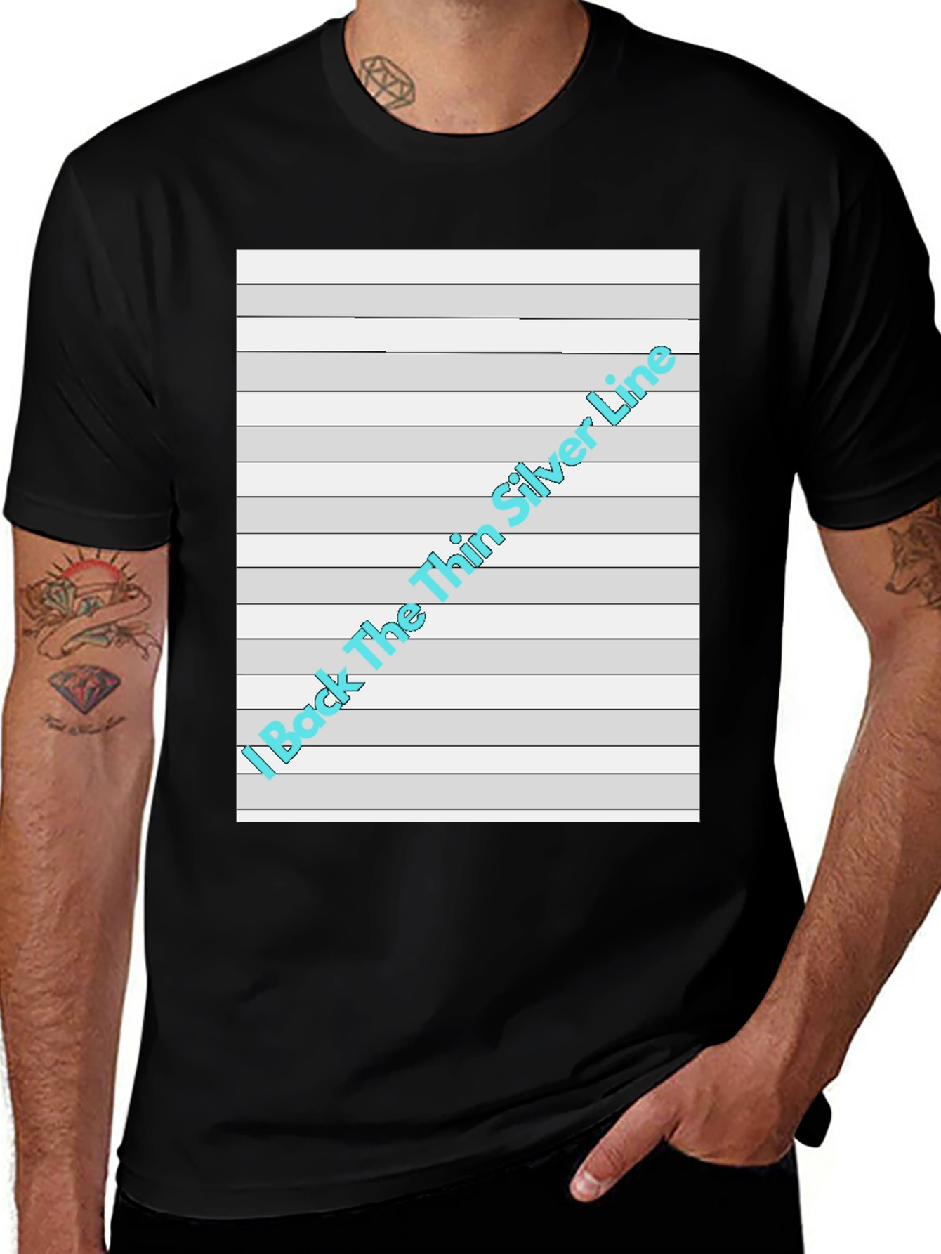 I Back The Thin Silver Line T-Shirt