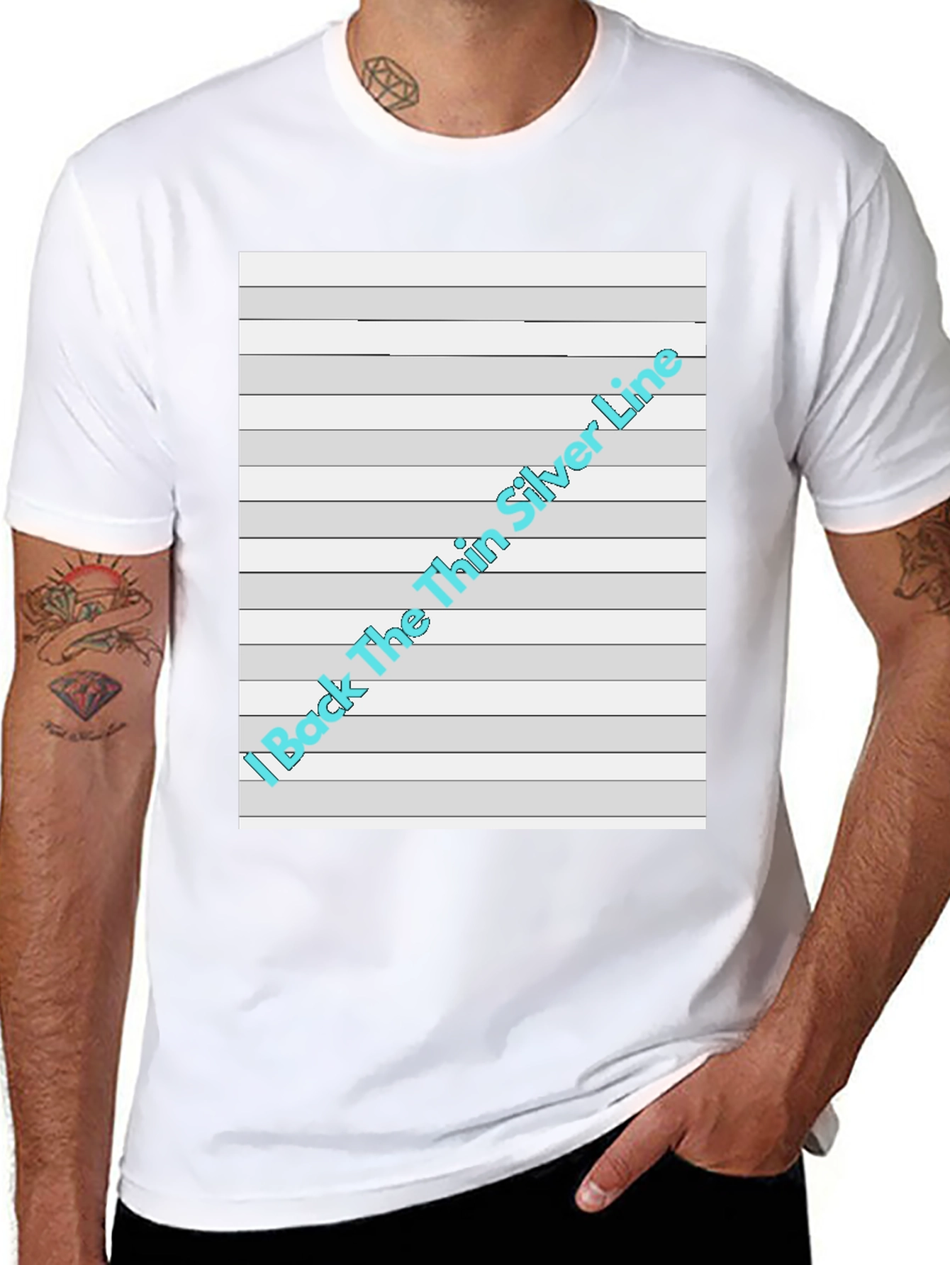 I Back The Thin Silver Line T-Shirt