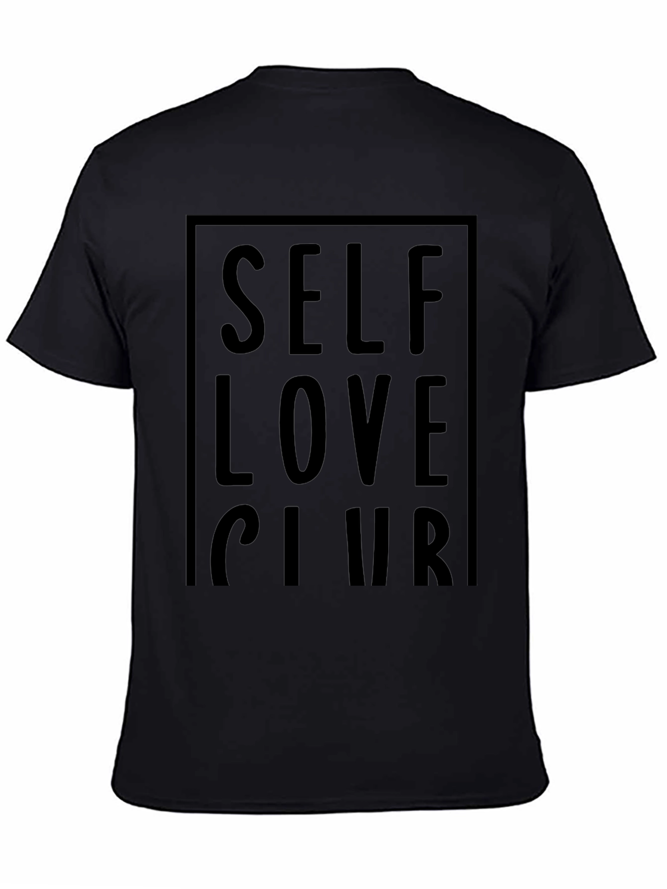 Self Love Club Graphic T-Shirt - Black