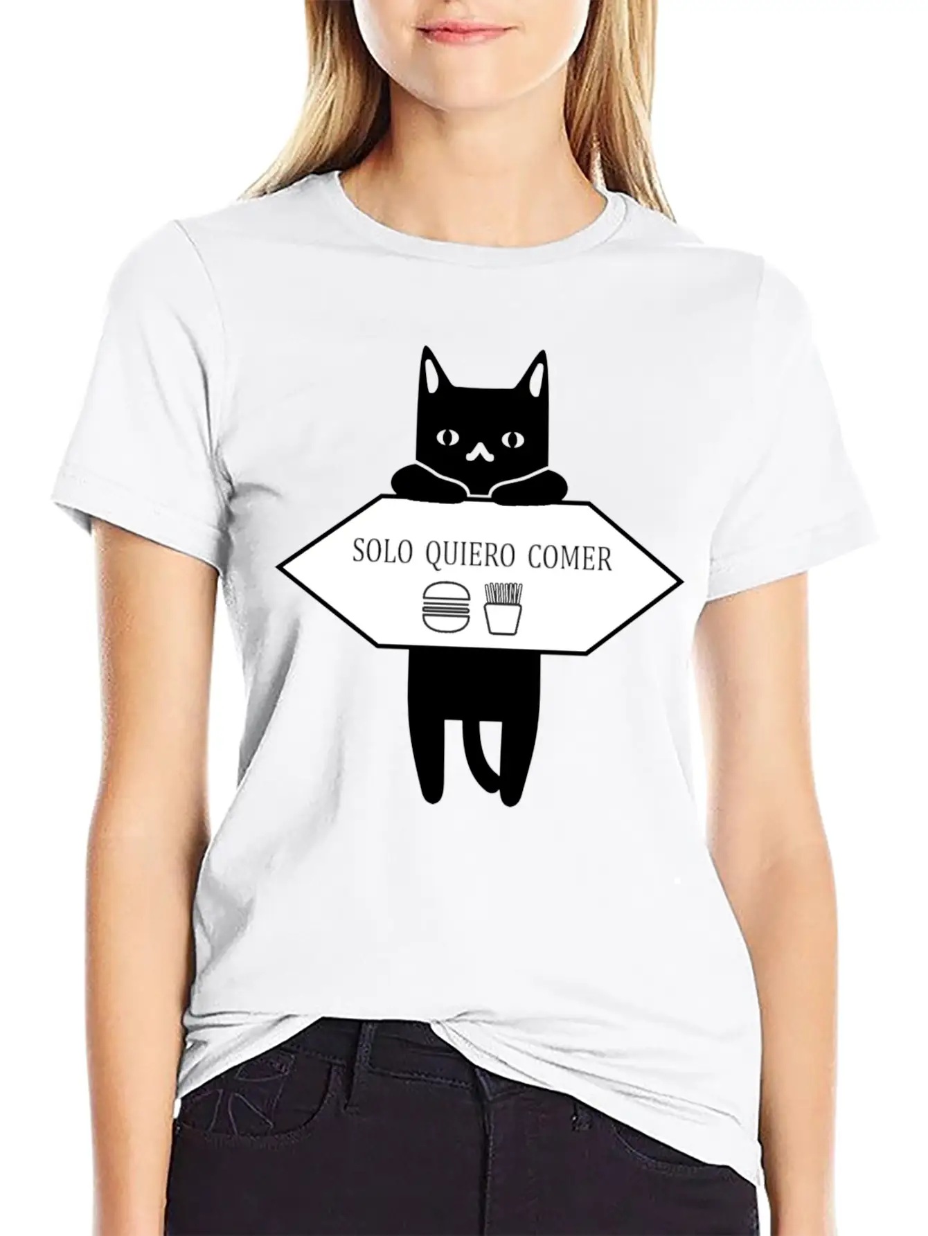 Solo Quiero Comer Unisex Casual T-Shirt – Clean Design For Daily Comfort