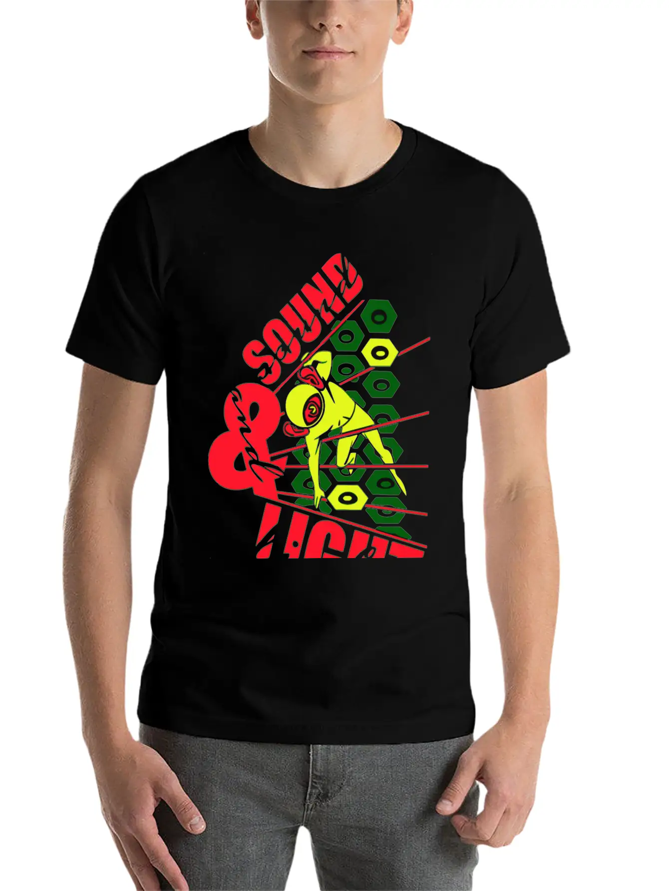 Sound And Light - Sound And Light Unisex Casual T-Shirt – Clean Design For Daily Comfort