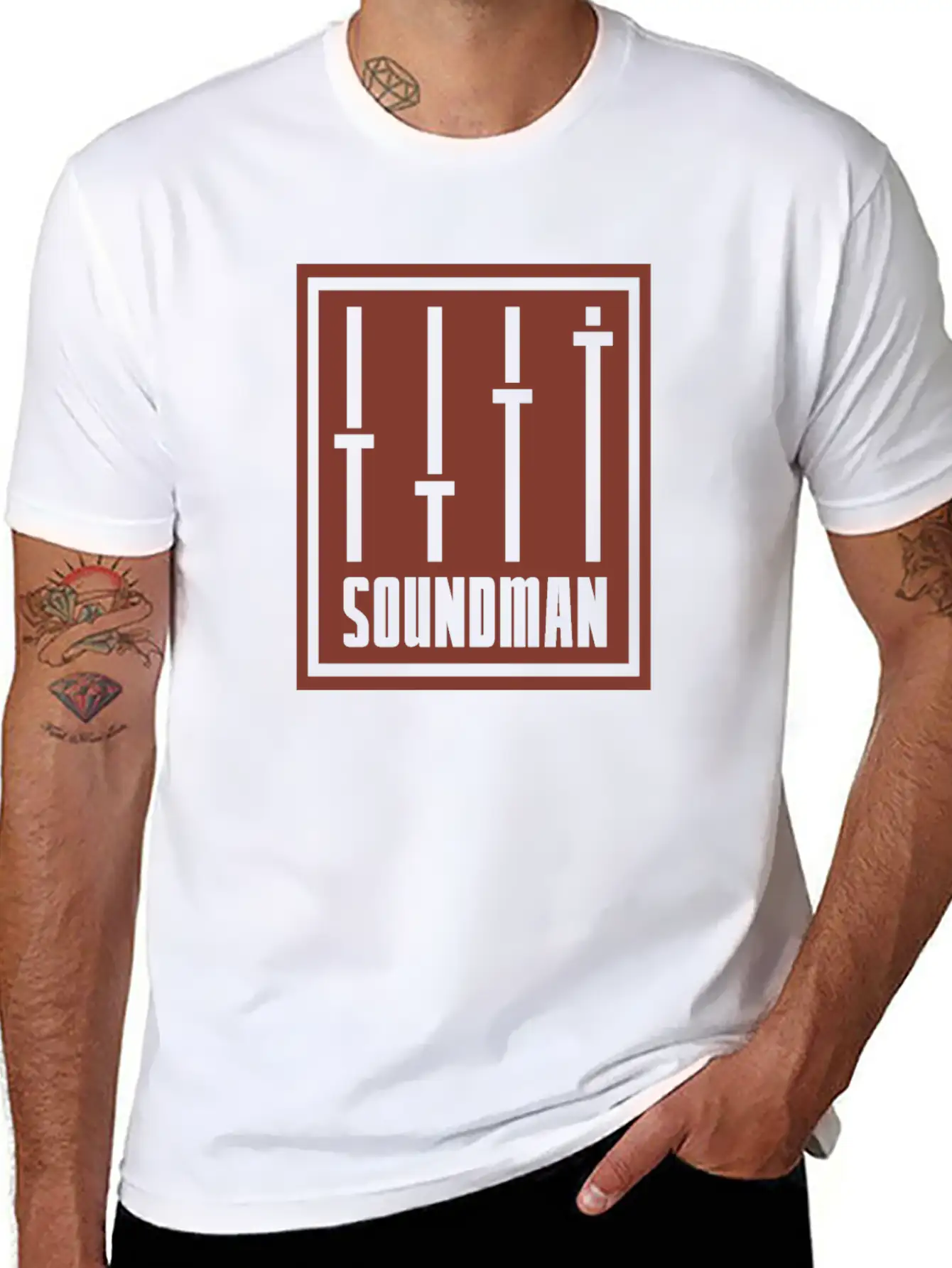 Soundman Unisex Casual T-Shirt – Clean Design For Daily Comfort