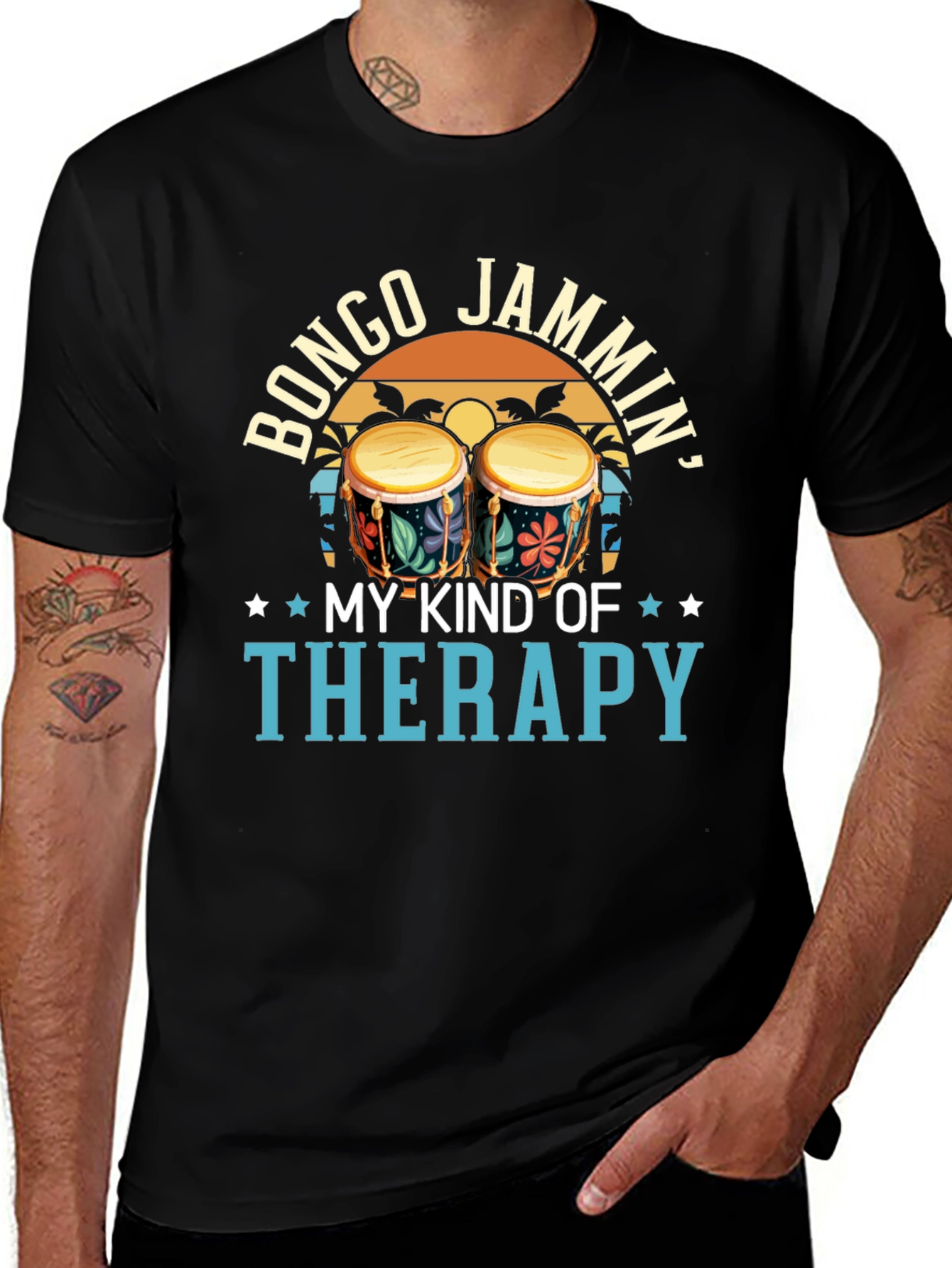Bongo Jammin Therapy Graphic Tee