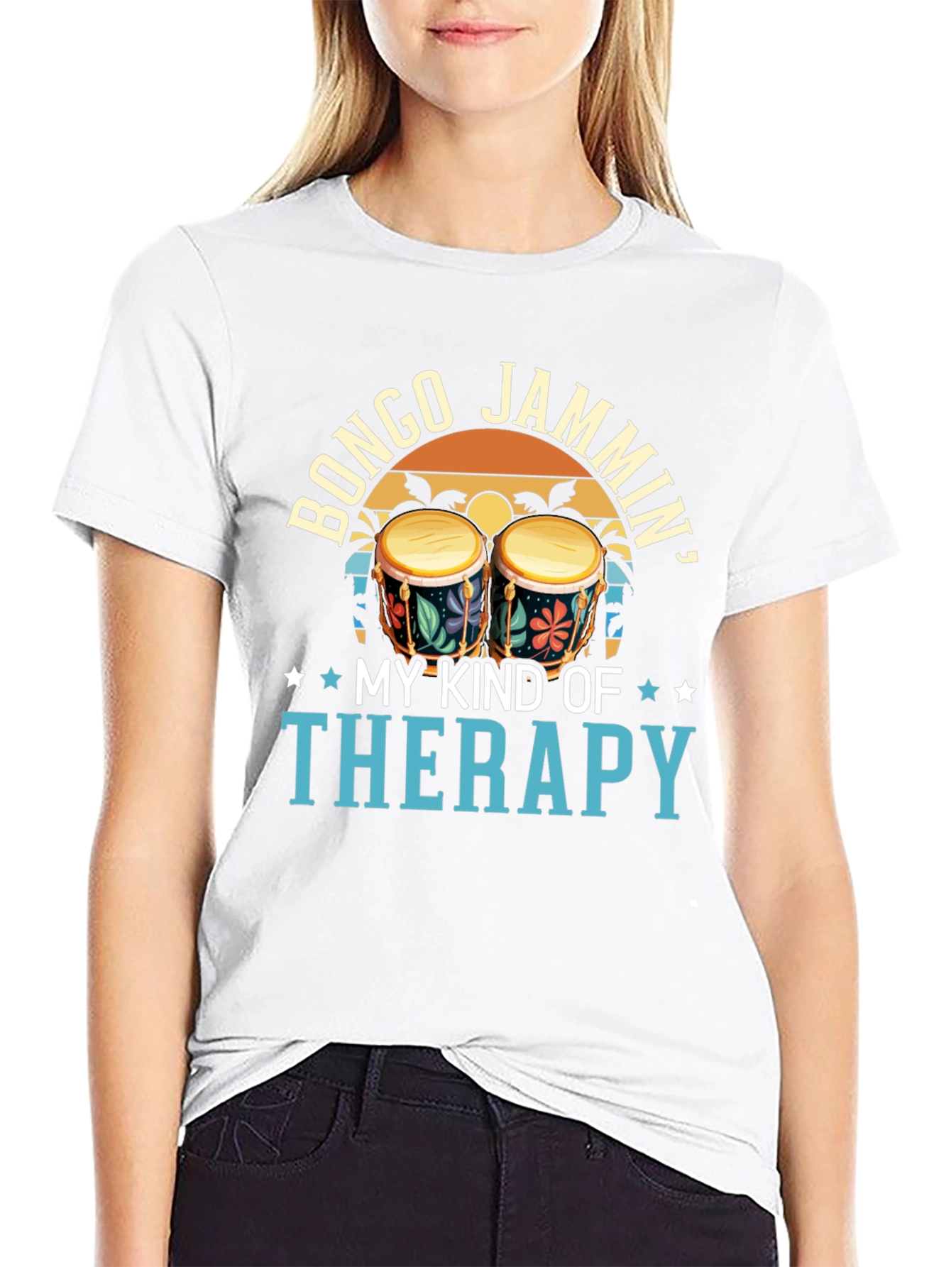 Bongo Jammin Therapy Graphic Tee