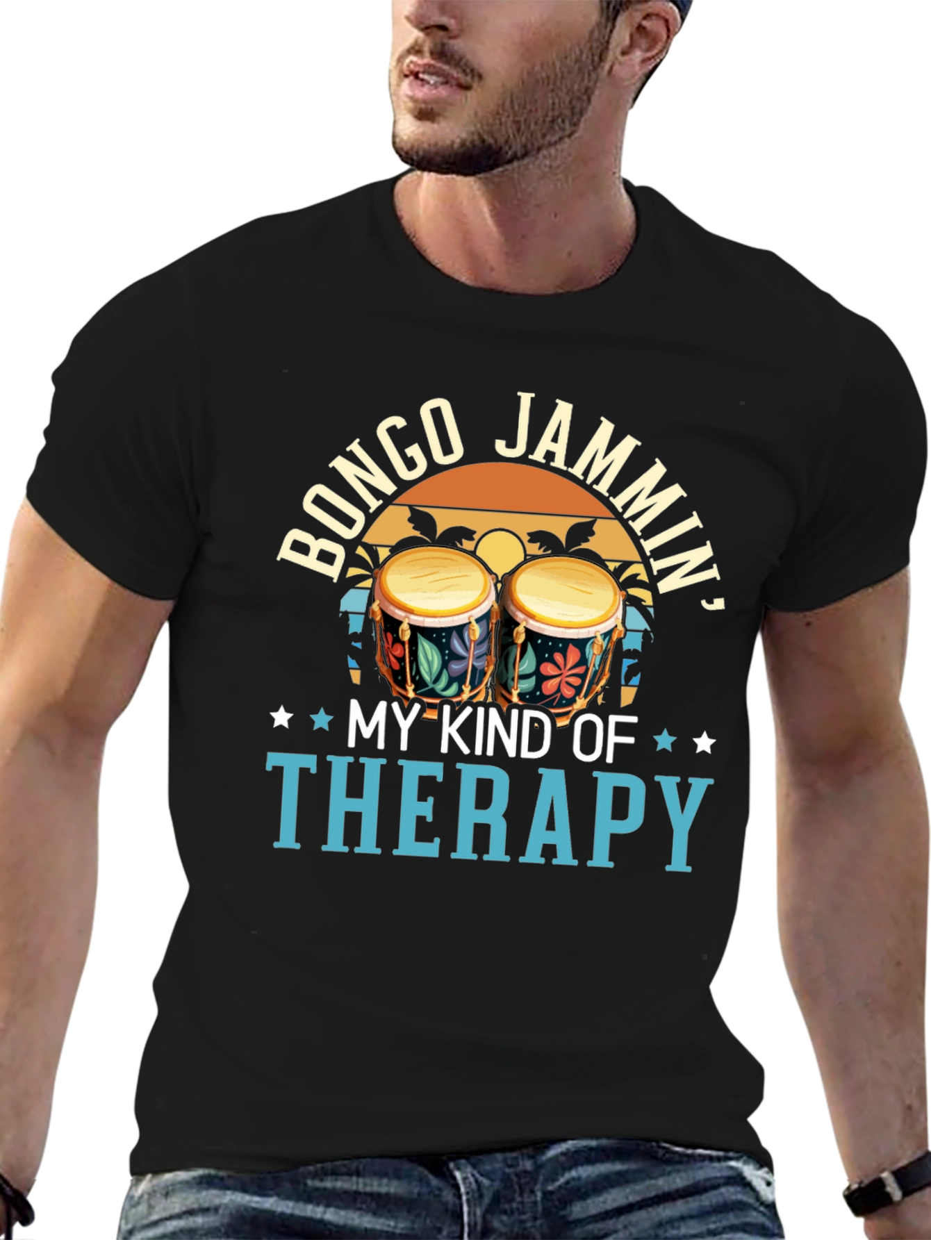 Bongo Jammin Therapy Graphic Tee