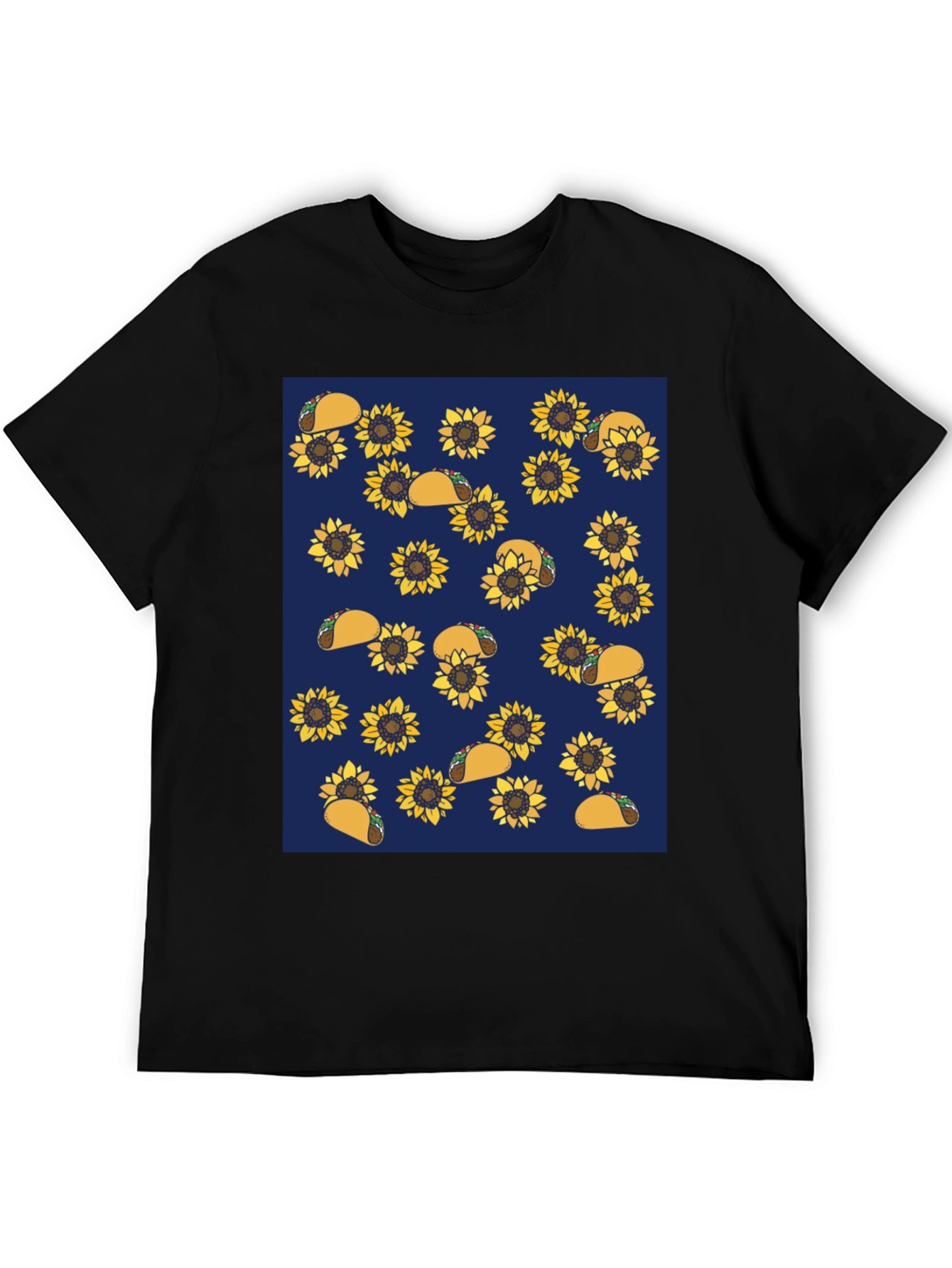 Sunflower Taco Print T-Shirt