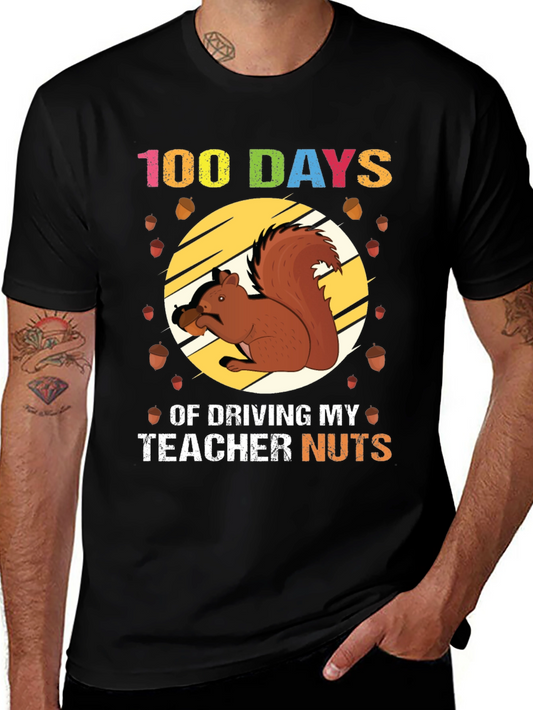 100 Days of School Squirrel T-Shirt