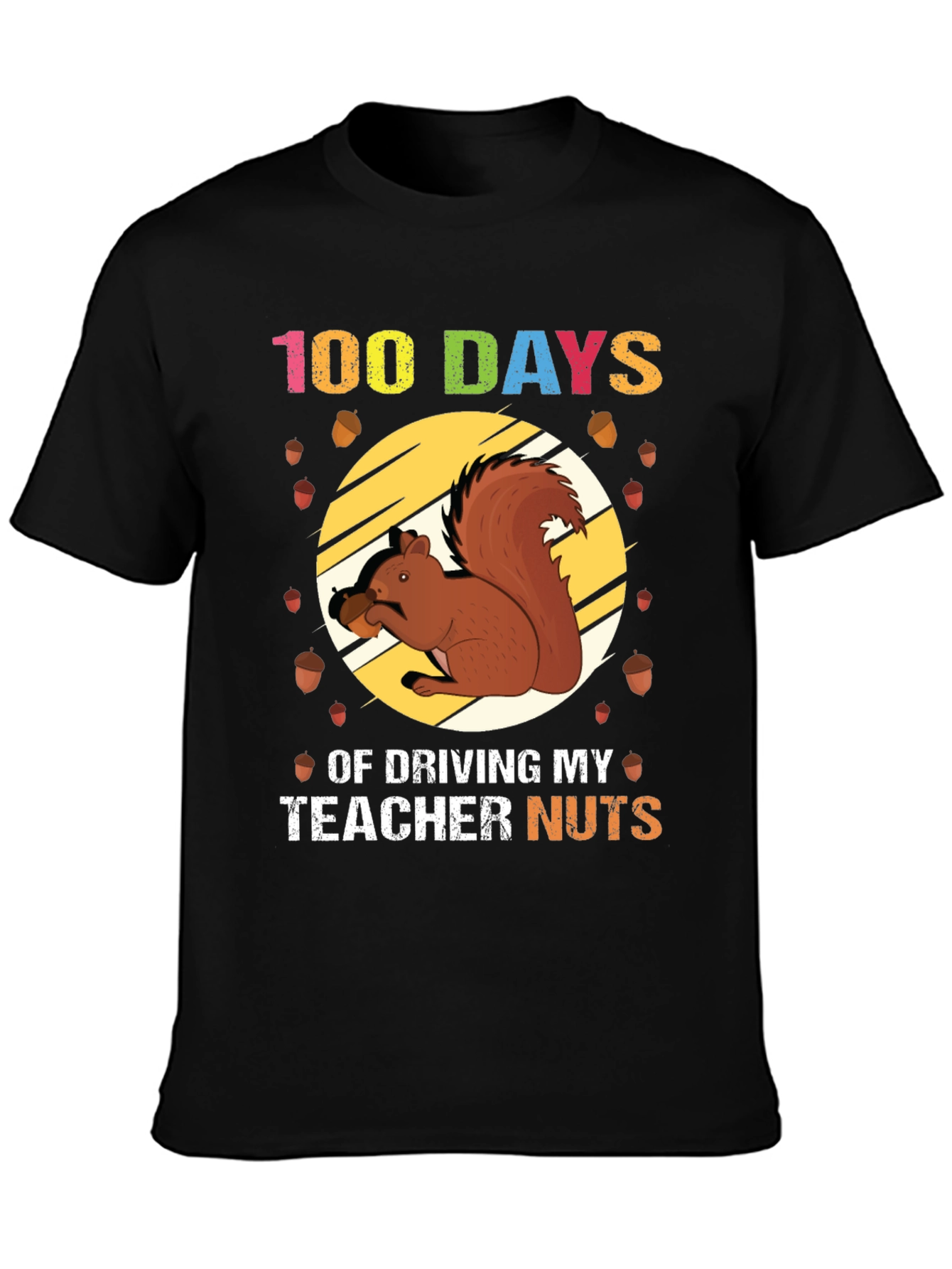 100 Days of School Squirrel T-Shirt