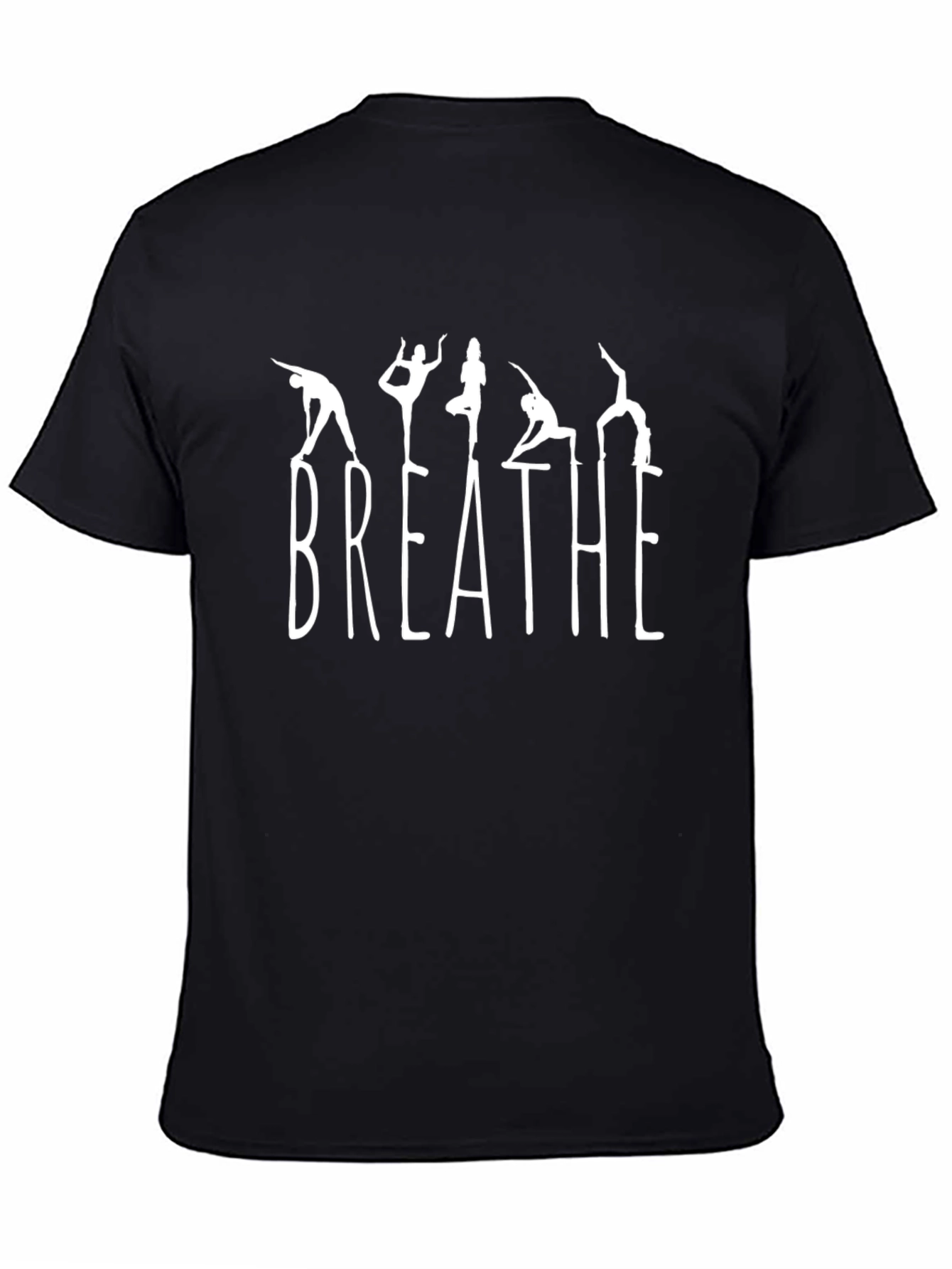 Breathe Yoga T-Shirt - Black