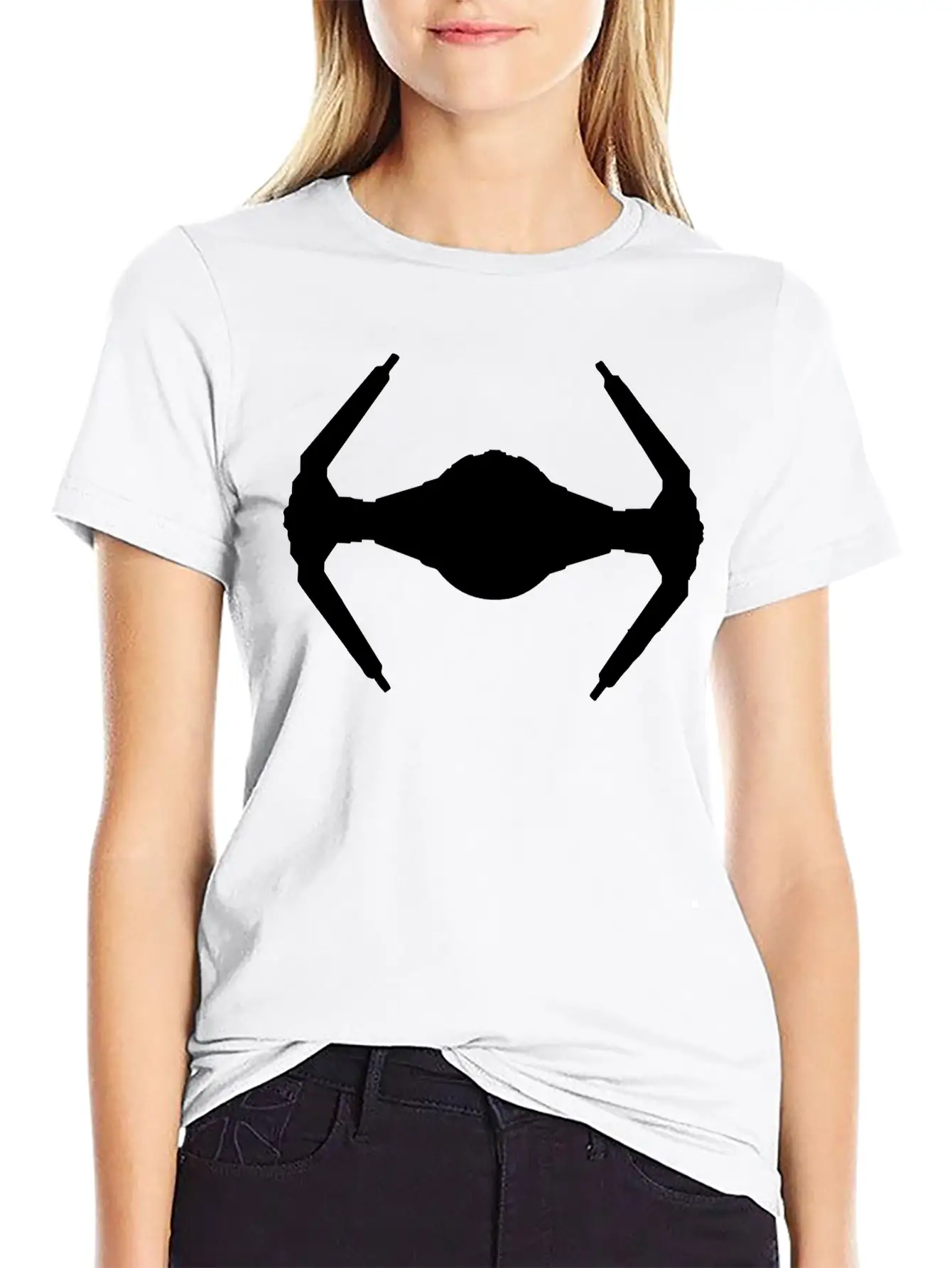 Spaceship Unisex Casual T-Shirt – Clean Design For Daily Comfort